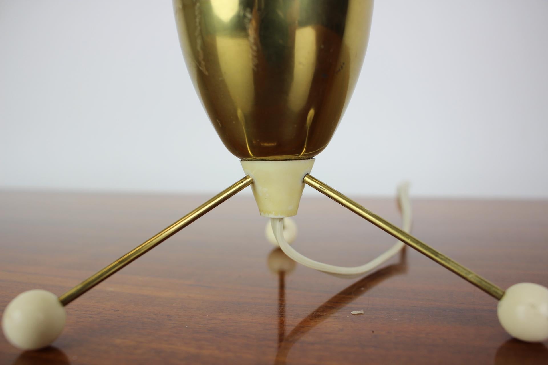 Mid-Century Table Lamp, Czechoslovakia, 1960s For Sale 4