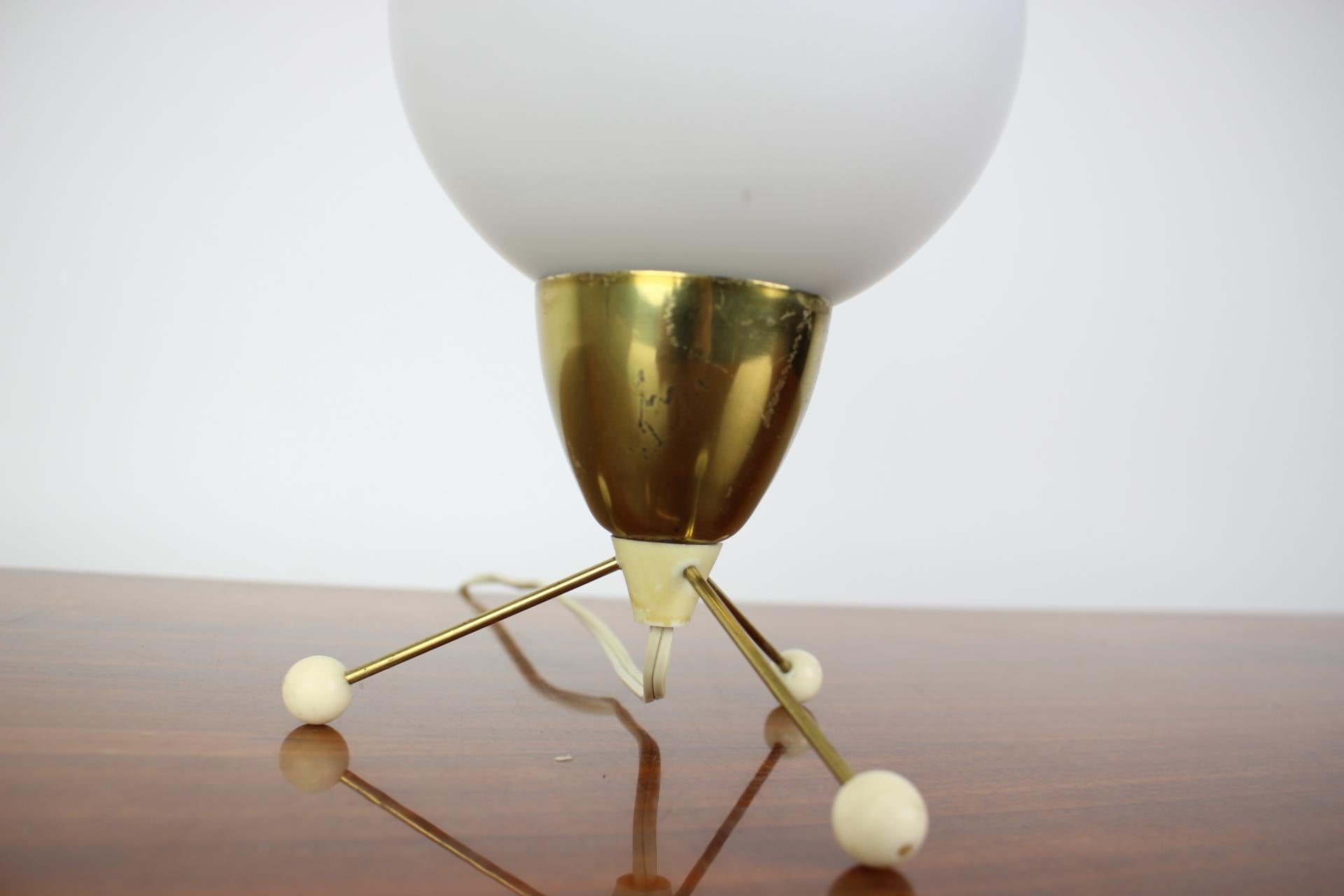 Mid-Century Table Lamp, Czechoslovakia, 1960s For Sale 1