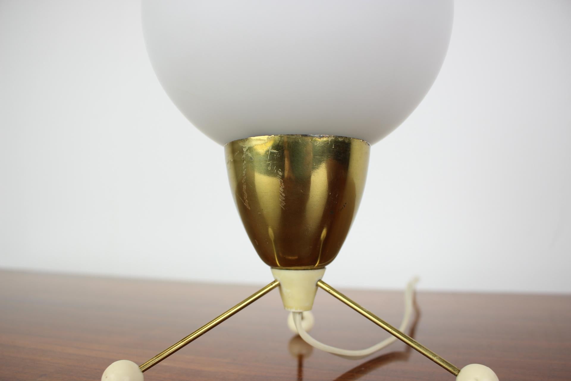 Mid-Century Table Lamp, Czechoslovakia, 1960s For Sale 3
