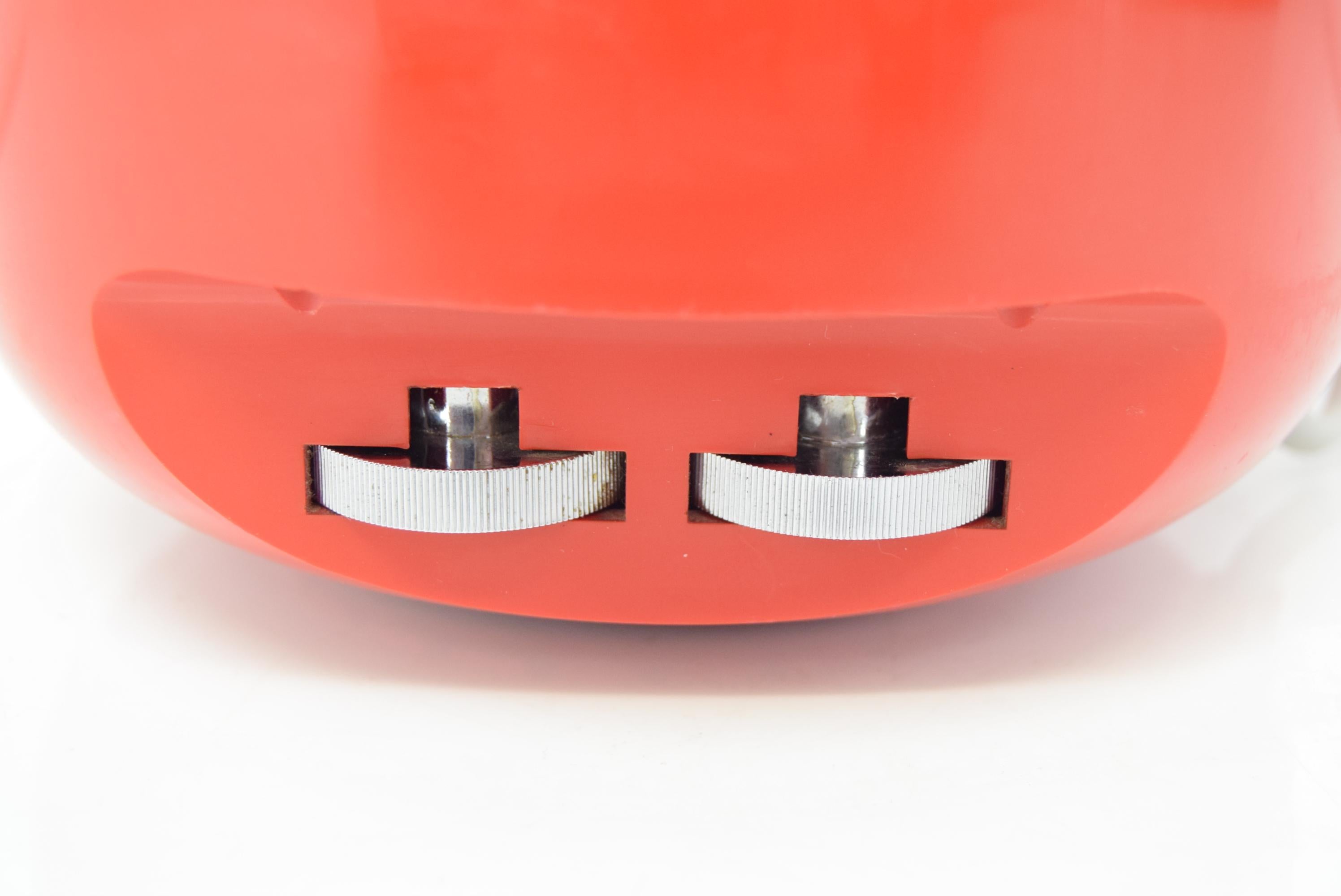 Plastic Mid-Century Table Lamp Designed by Adriano Rapholdi for Europhon, 1970s For Sale