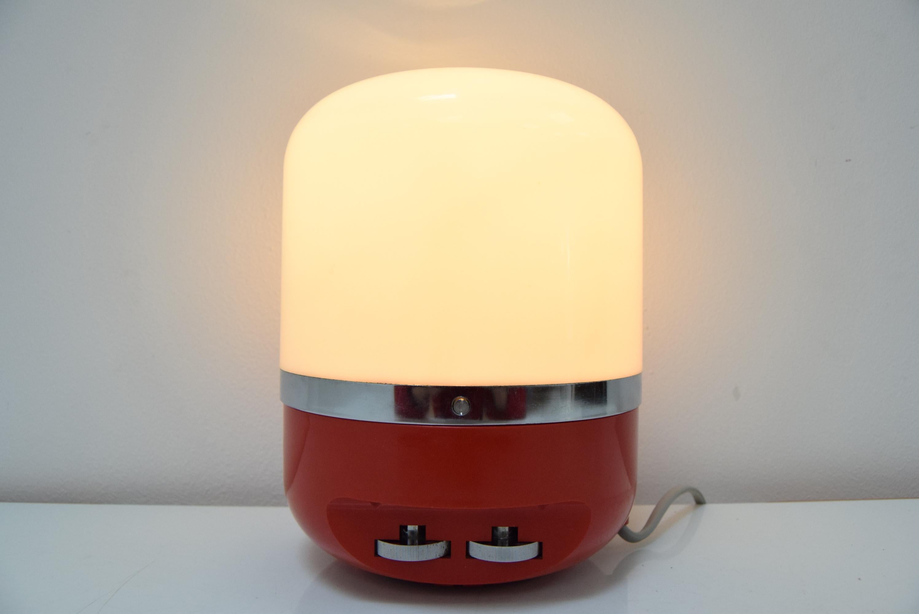 Mid-Century Table Lamp Designed by Adriano Rapholdi for Europhon, 1970s For Sale 2