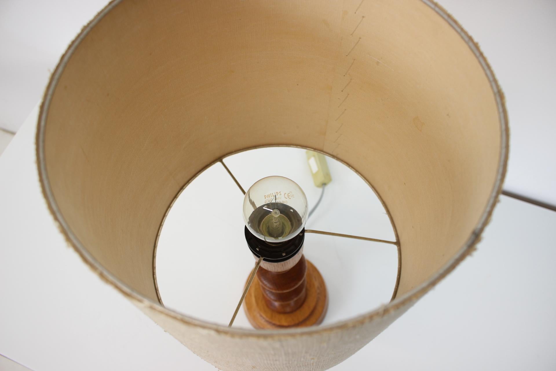 Czech Mid-Century Table Lamp Designed by Antonín Hepnar, 1970's For Sale