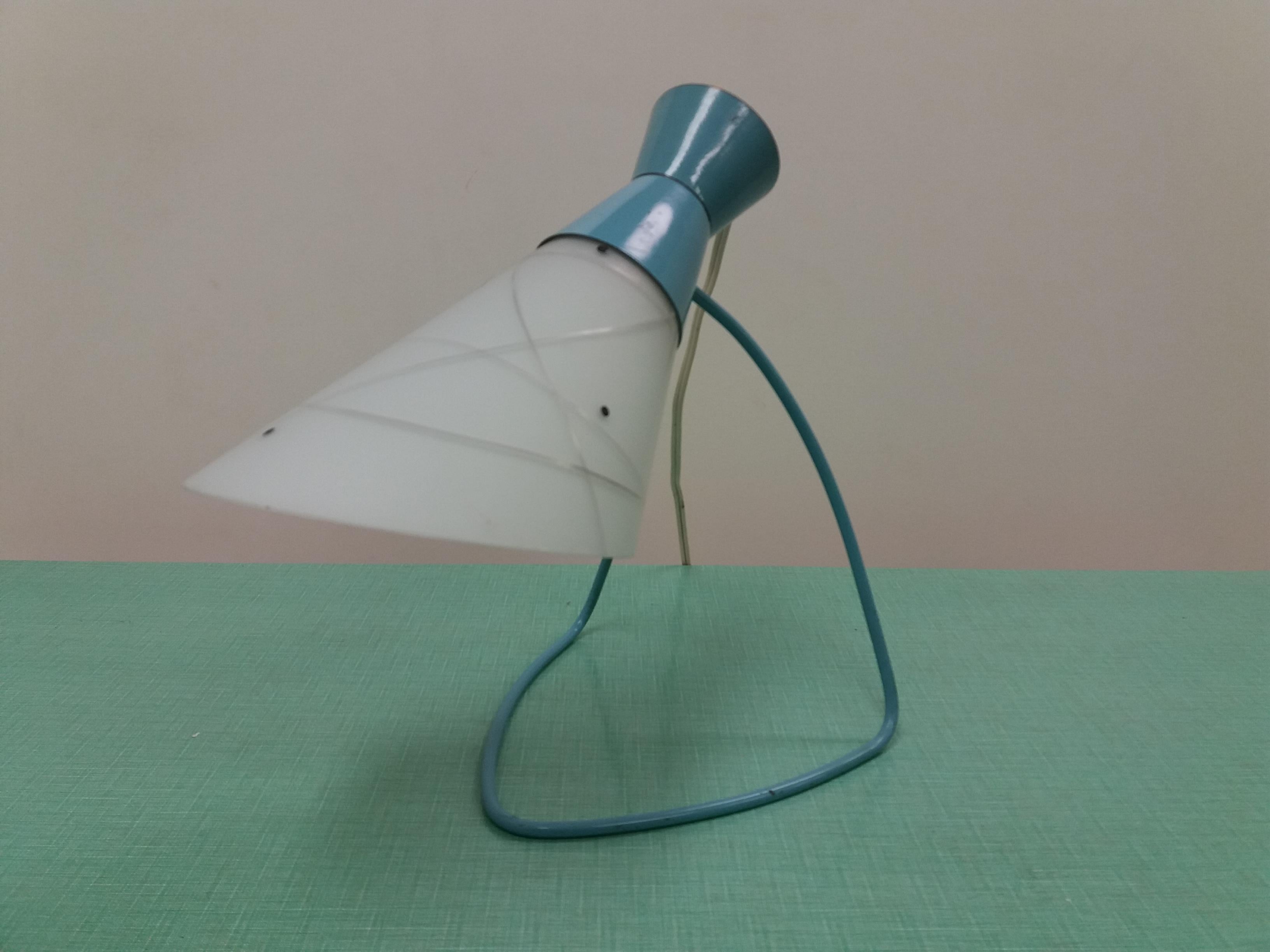 Midcentury Table Lamp Designed by Josef Hůrka for Napako, 1958 For Sale 4