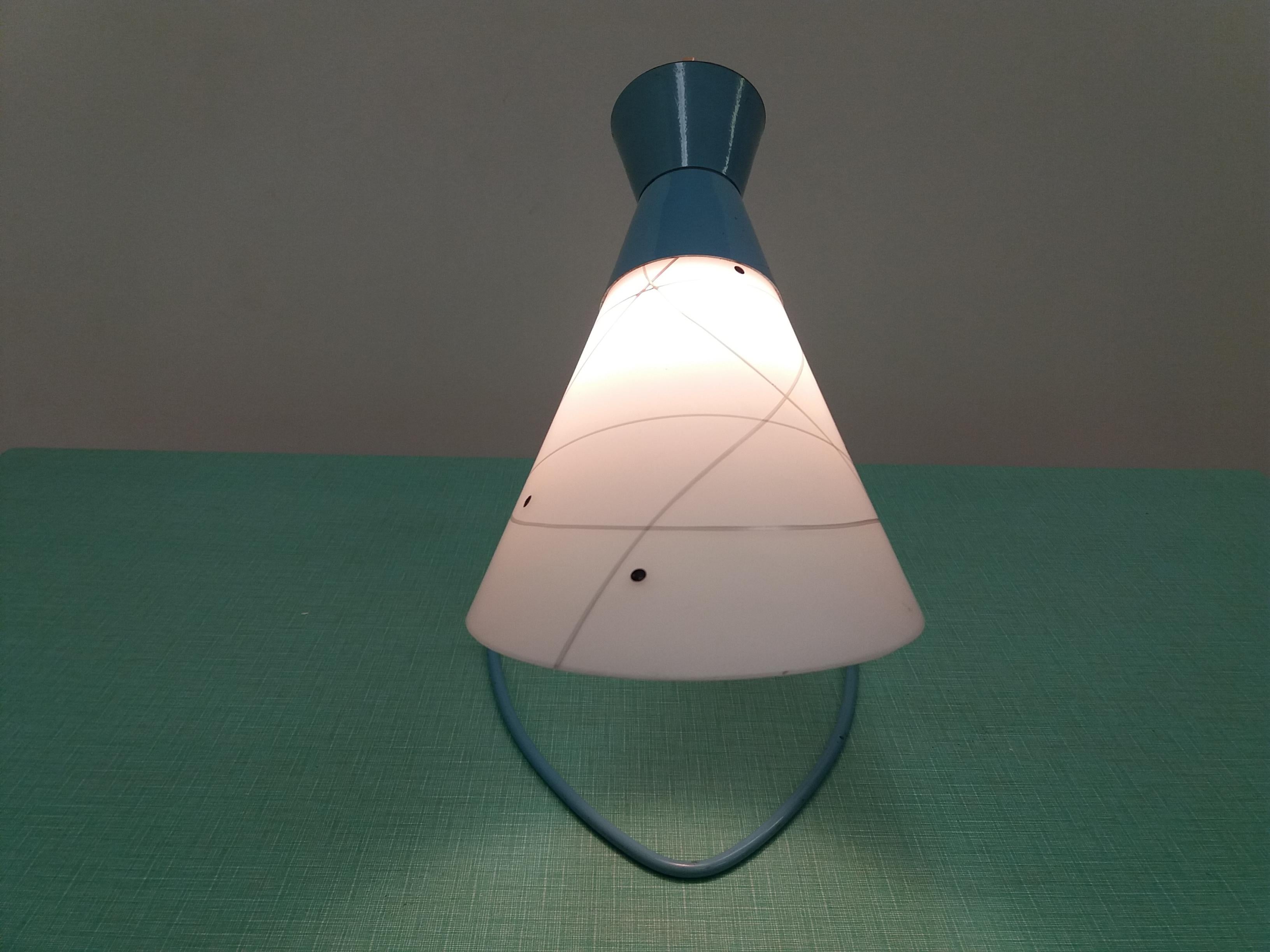 Mid-Century Modern Lampe de bureau du milieu du siècle dernier conçue par Josef Hrka pour Napako, 1958 en vente