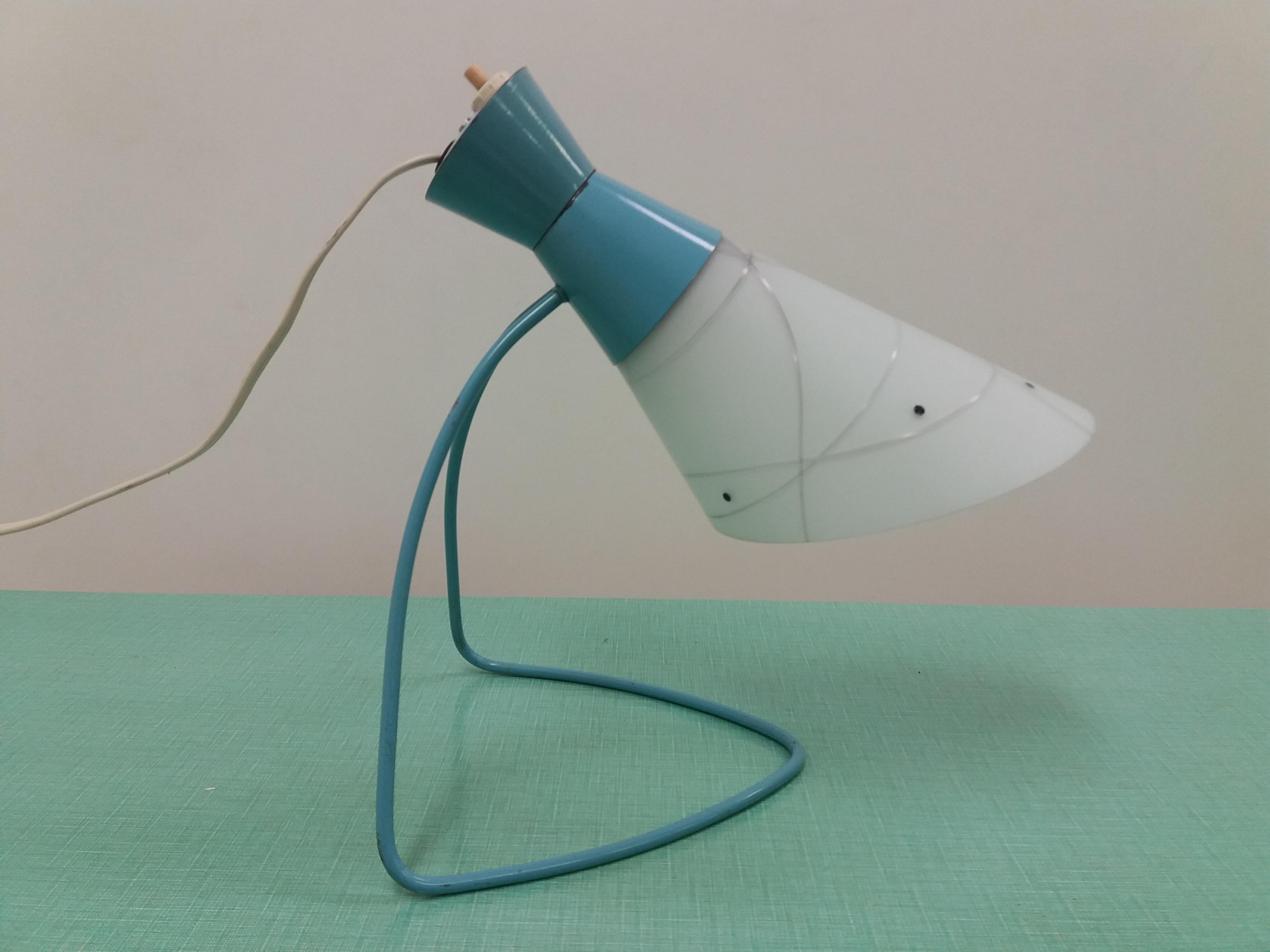 Lampe de bureau du milieu du siècle dernier conçue par Josef Hrka pour Napako, 1958 Bon état - En vente à Praha, CZ