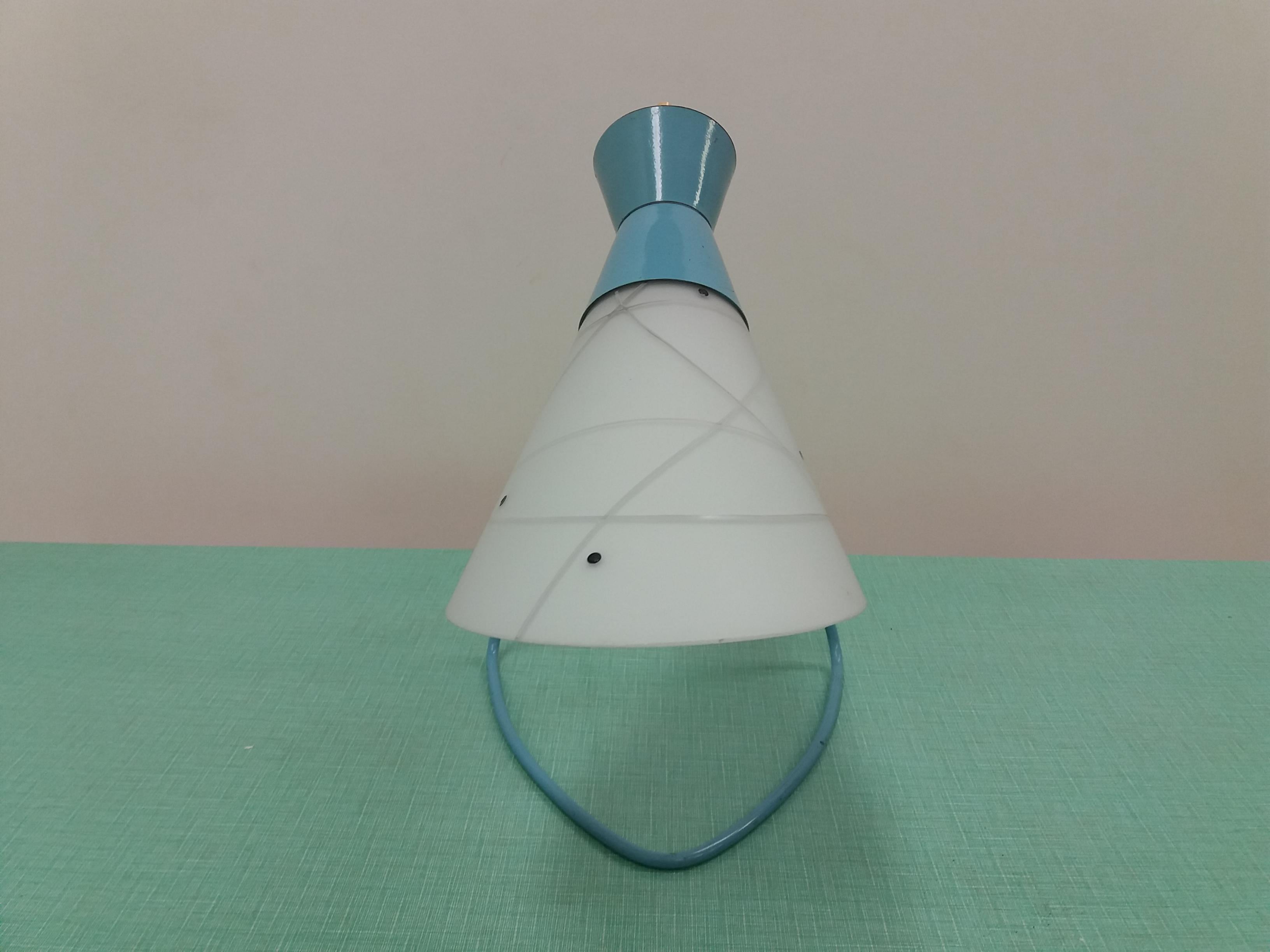 Mid-20th Century Midcentury Table Lamp Designed by Josef Hůrka for Napako, 1958 For Sale