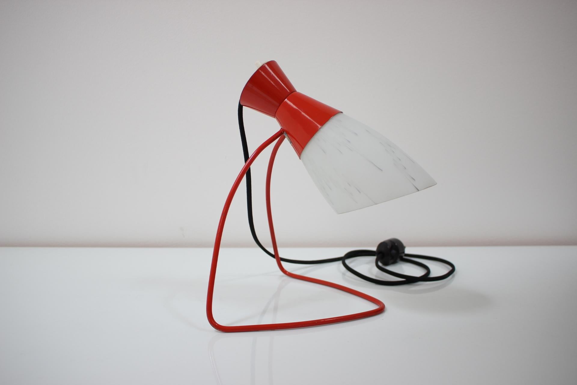 Czech Mid-Century Table Lamp Designed by Josef Hurka for Napako, 1960s For Sale