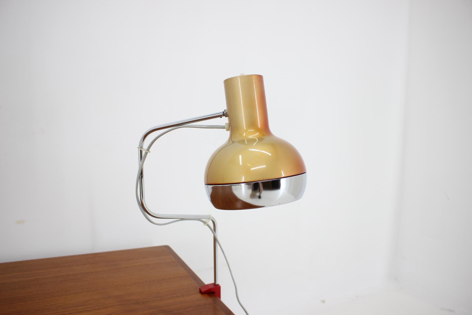 Mid-Century Modern Midcentury Table Lamp Designed by Josef Hůrka for Napako, 1970s For Sale