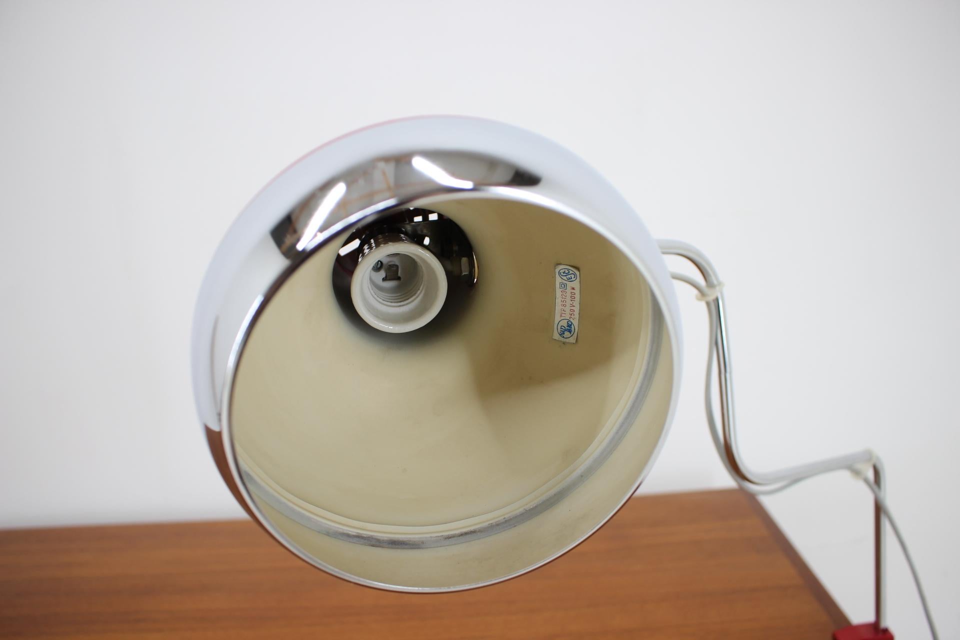 Late 20th Century Midcentury Table Lamp Designed by Josef Hůrka for Napako, 1970s For Sale