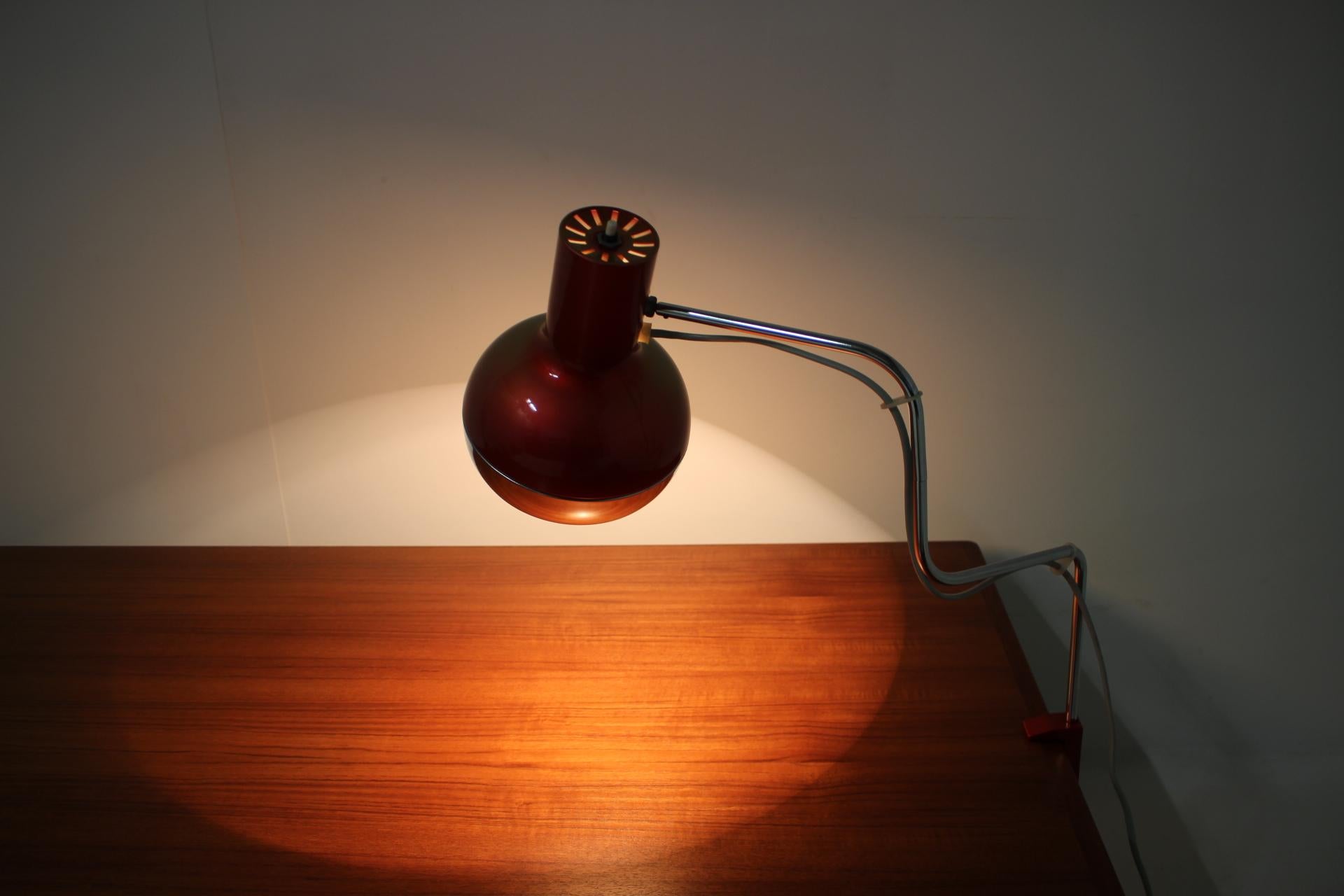 Midcentury Table Lamp Designed by Josef Hůrka for Napako, 1970s For Sale 2