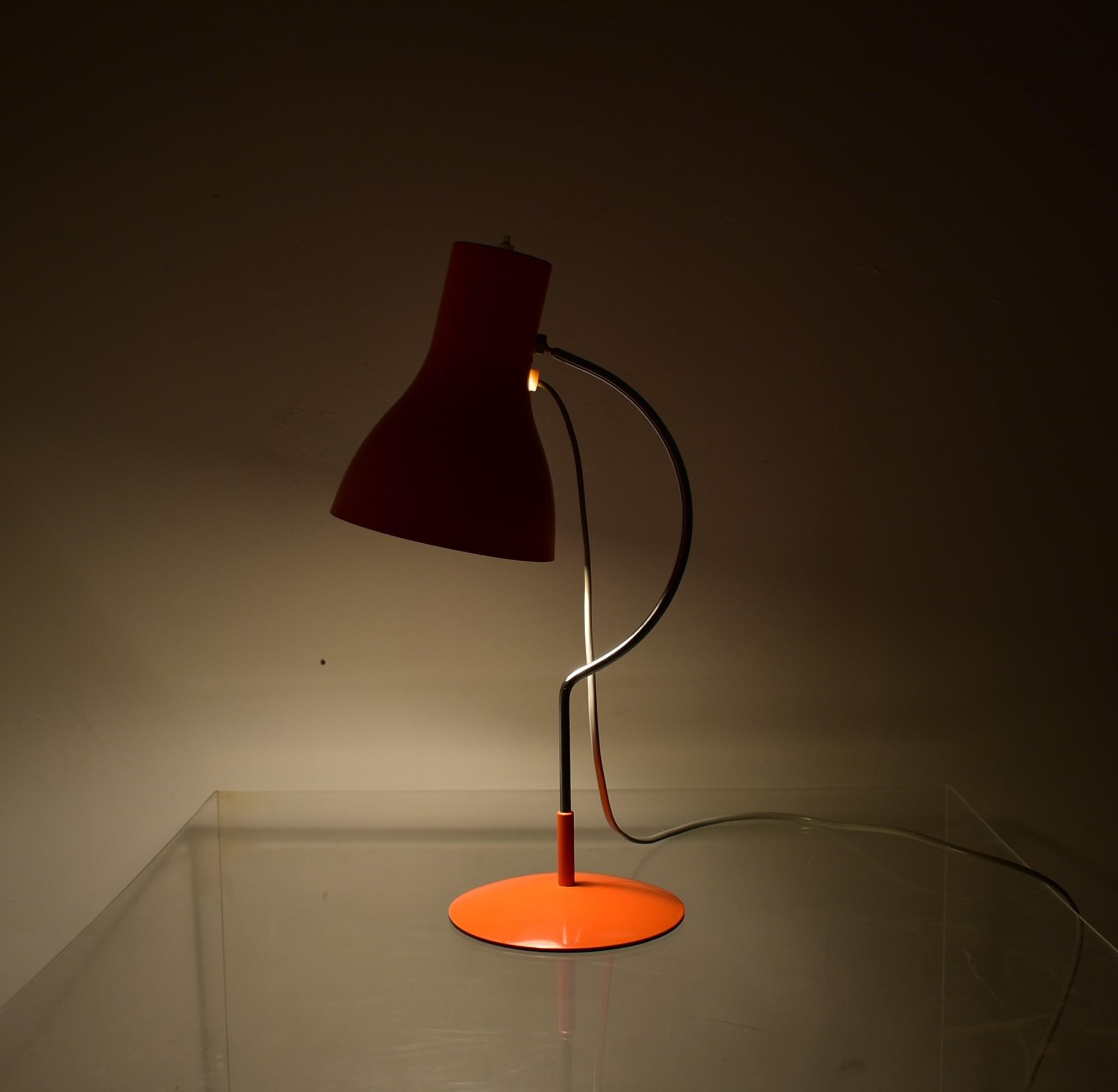 Mid-Century Table Lamp Designed by Josef Hurka for Napako, 1970's For Sale 11