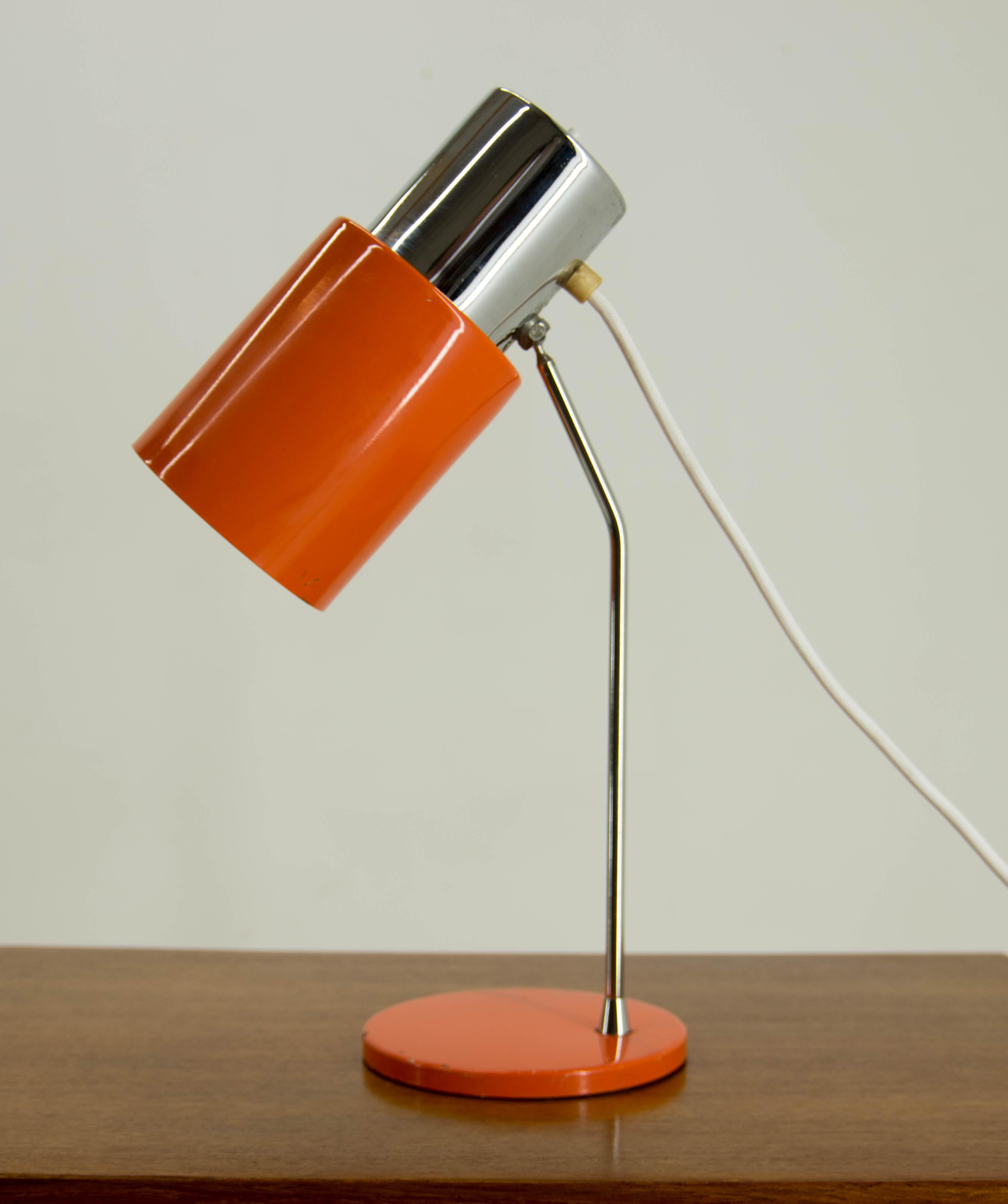 Mid-Century Modern Mid-Century Table Lamp Designed by Josef Hurka for Napako, 1970's For Sale