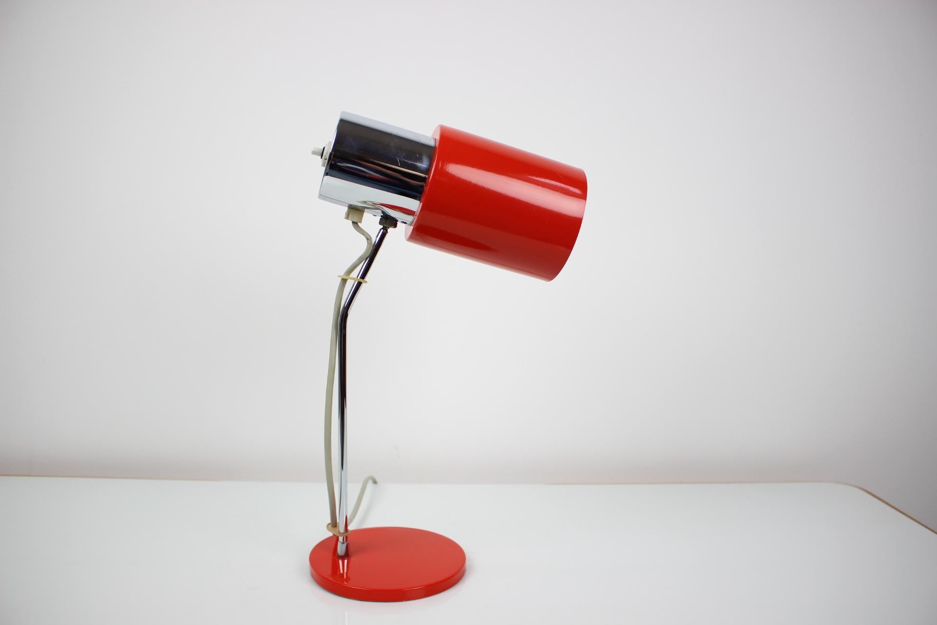 Mid-Century Modern Mid-Century Table Lamp Designed by Josef Hurka for Napako, 1970's For Sale