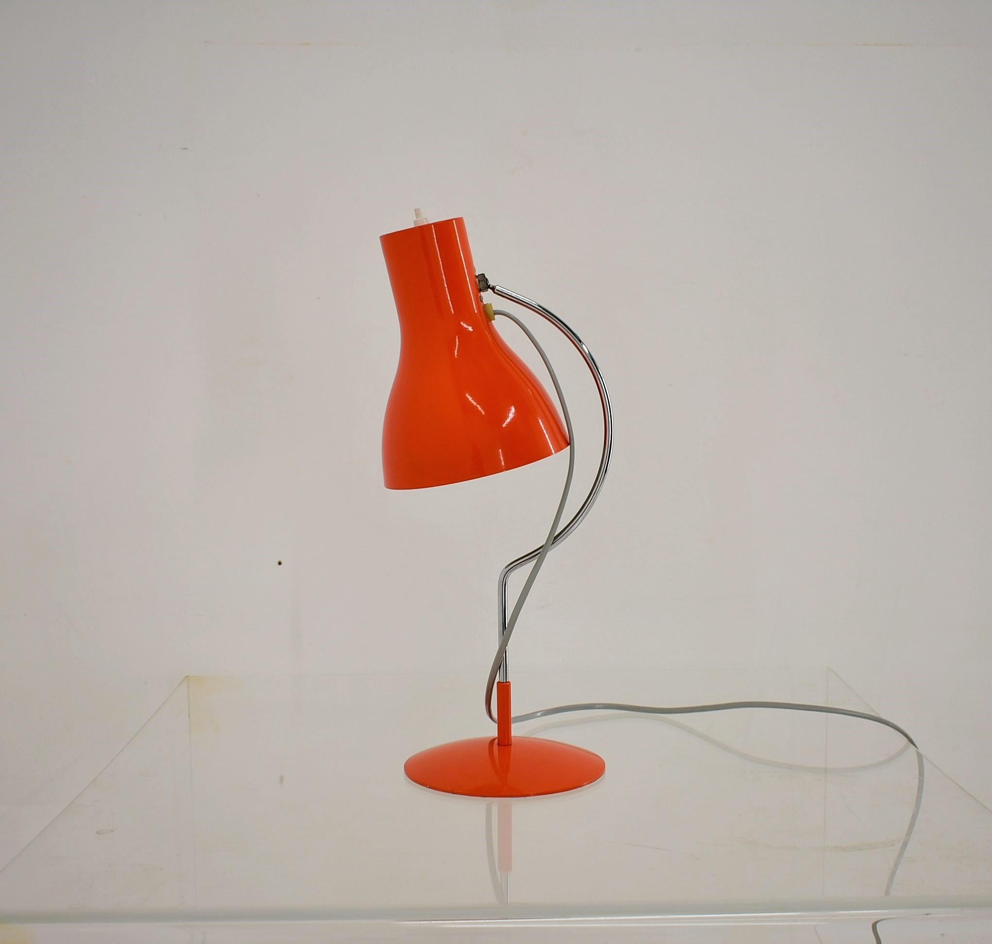 Mid-Century Modern Mid-Century Table Lamp Designed by Josef Hurka for Napako, 1970's For Sale