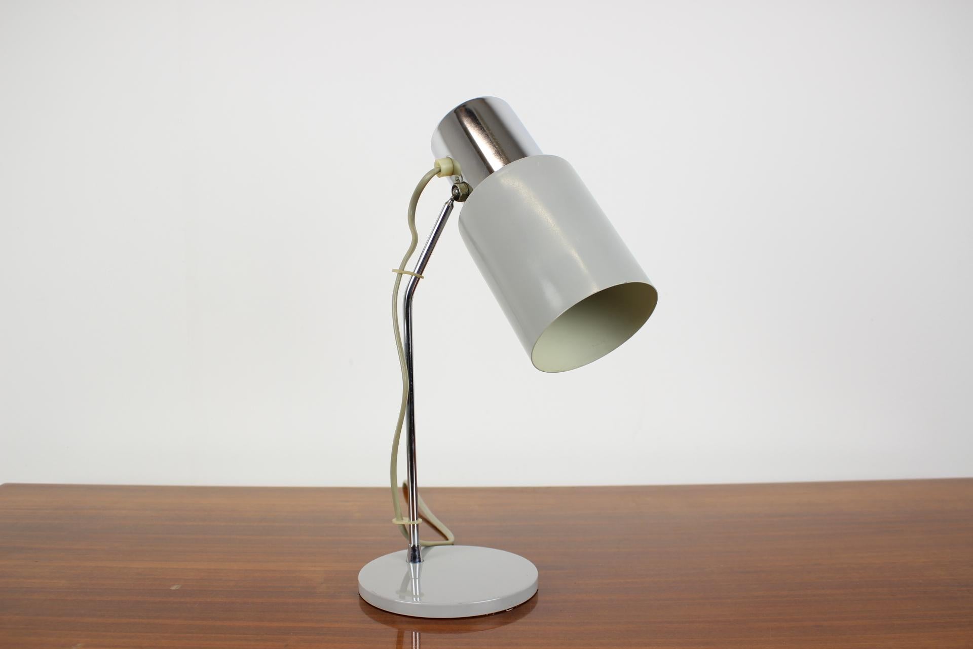 Czech Mid-Century Table Lamp Designed by Josef Hurka for Napako, 1970's For Sale