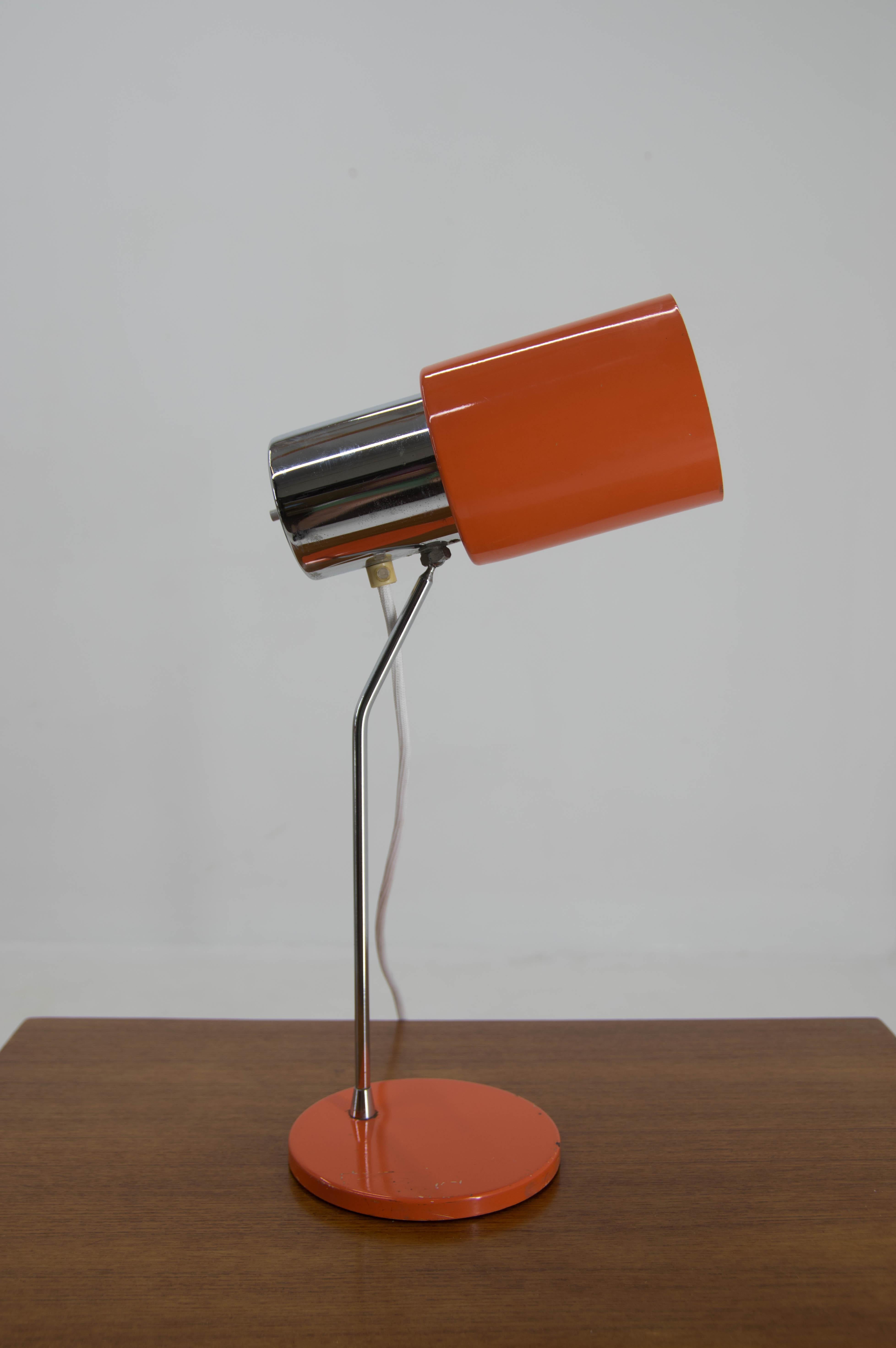 Mid-Century Table Lamp Designed by Josef Hurka for Napako, 1970's In Good Condition For Sale In Praha, CZ