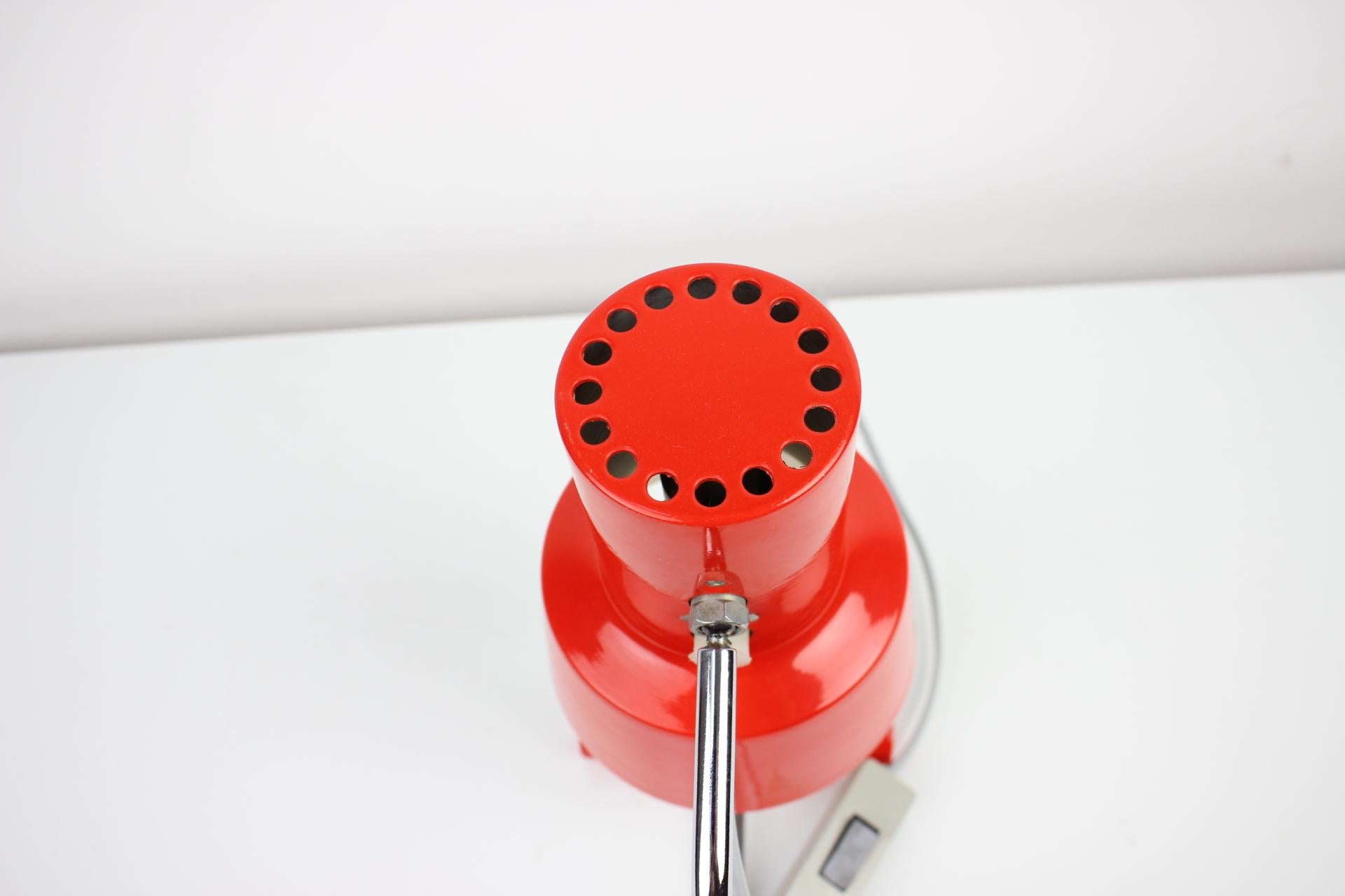 Late 20th Century Mid-Century Table Lamp Designed by Josef Hurka for Napako, 1970's For Sale