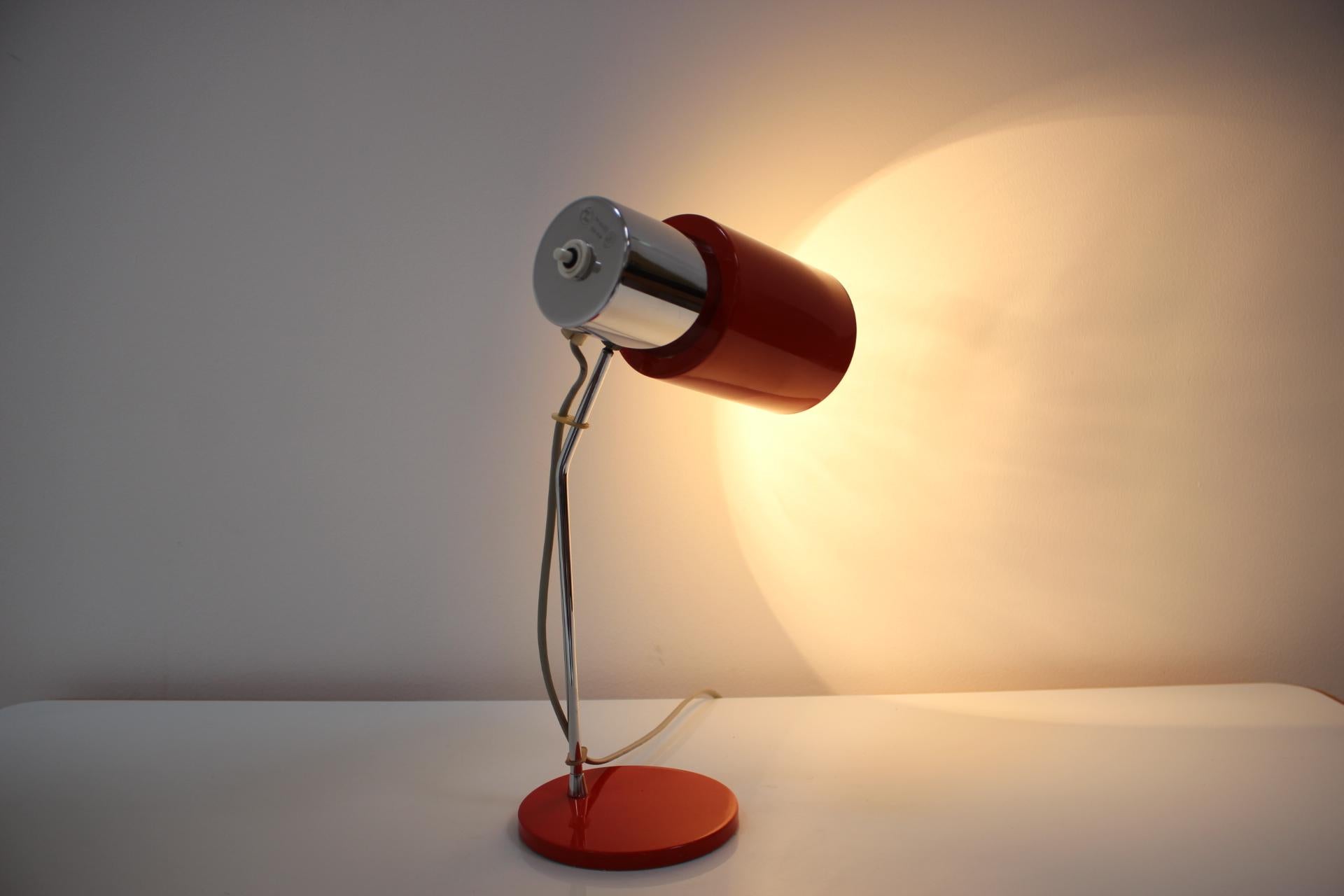 Mid-Century Table Lamp Designed by Josef Hurka for Napako, 1970's For Sale 1