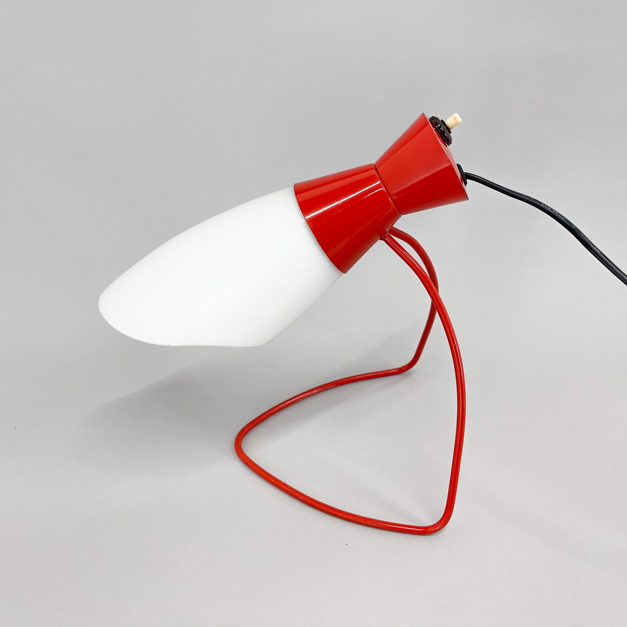 Designer lighting from the 1950's. It was produced in former Czechoslovakia by Napako and designed by famous Josef Hůrka. Bulb: 1 x E25-E27.
