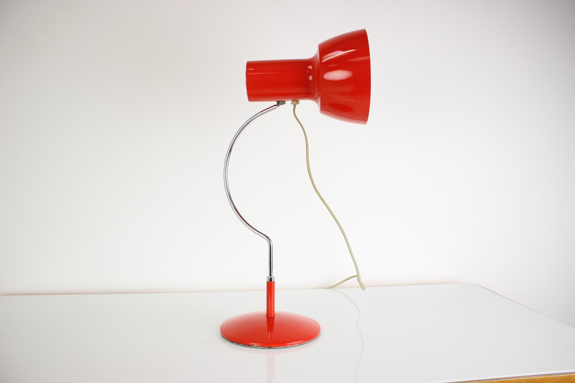 Czech Mid-Century Table Lamp Designed by Josef Hurka for Napako, 1960's For Sale