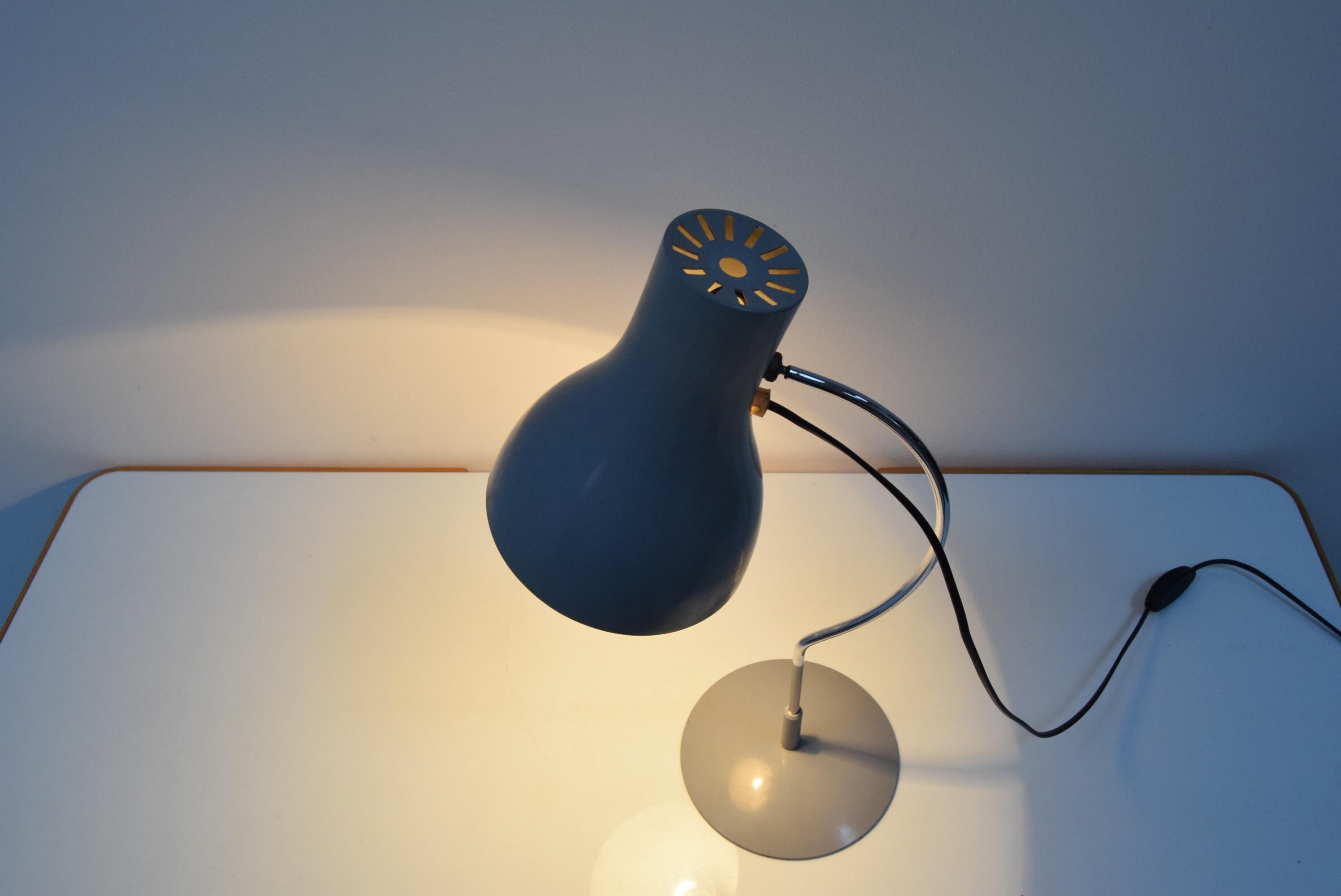 Late 20th Century Mid-Century Table Lamp Designed by Josef Hurka for Napako, 1970's For Sale