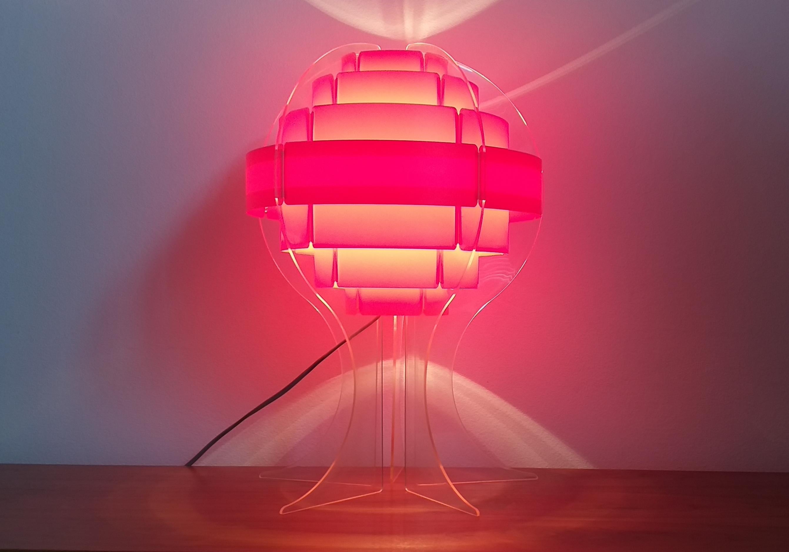 Midcentury Table Lamp Designed by Preben Jacobsen & Flemming Brylle, 1970s 4