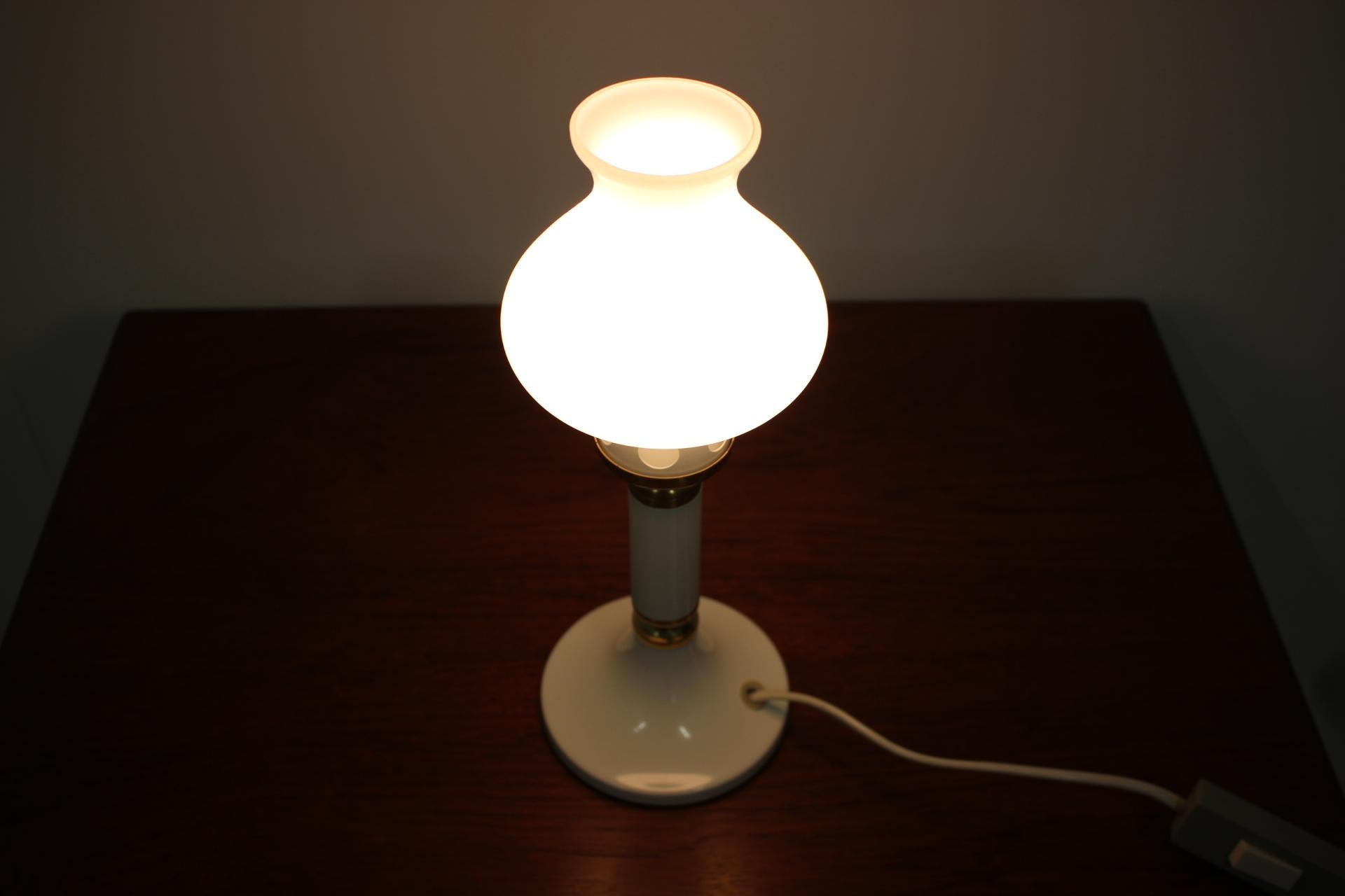 Late 20th Century Midcentury Table Lamp, Drukov, 1970s For Sale
