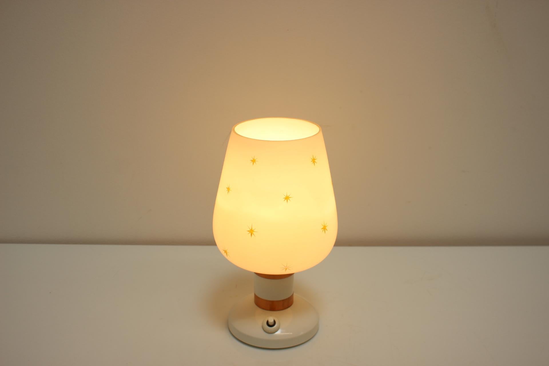 Midcentury Table Lamp/ Drukov, 1970s In Good Condition For Sale In Praha, CZ