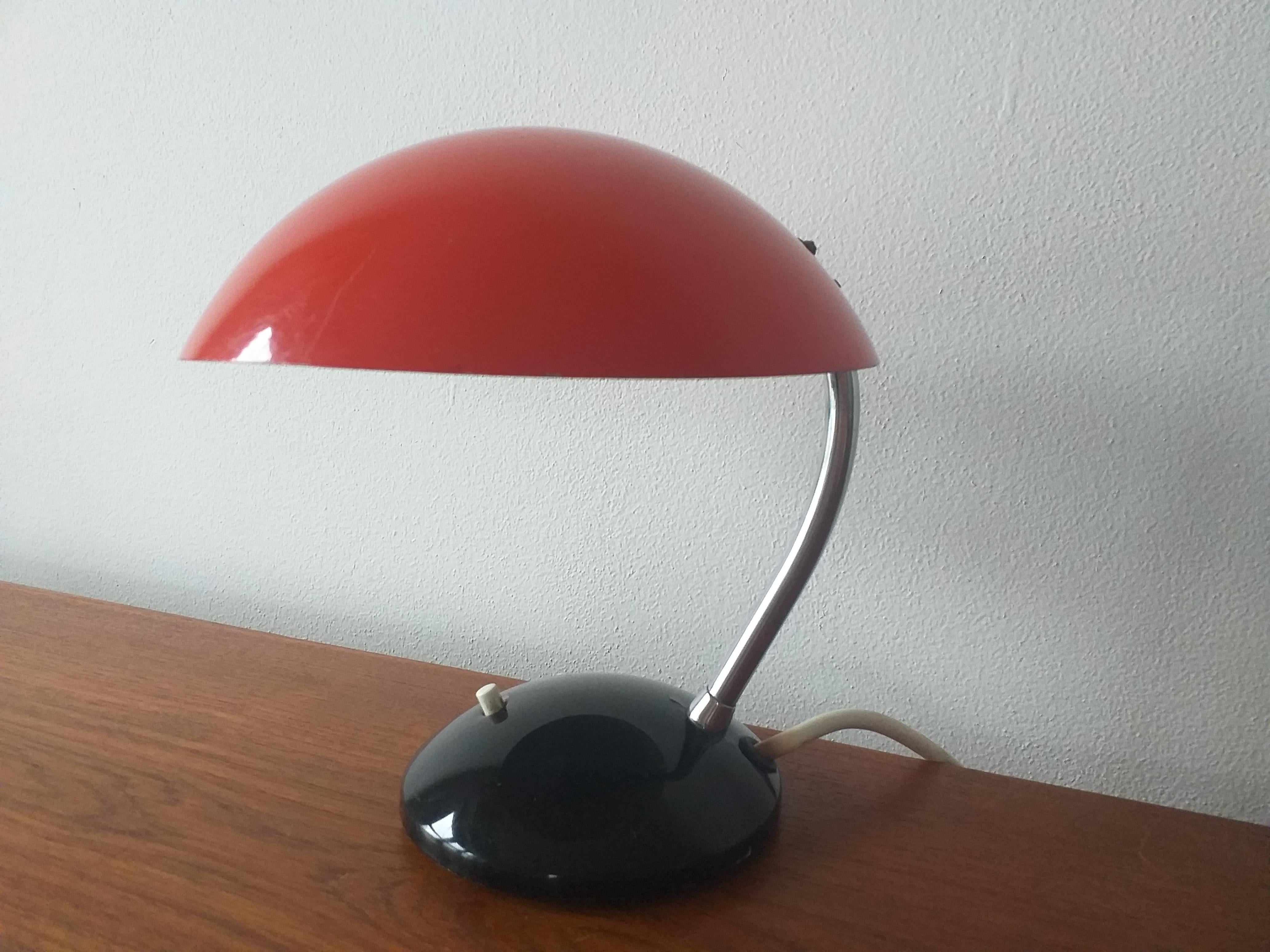 Czech Midcentury Table Lamp Drukov Designed by Josef Hurka, 1960s For Sale