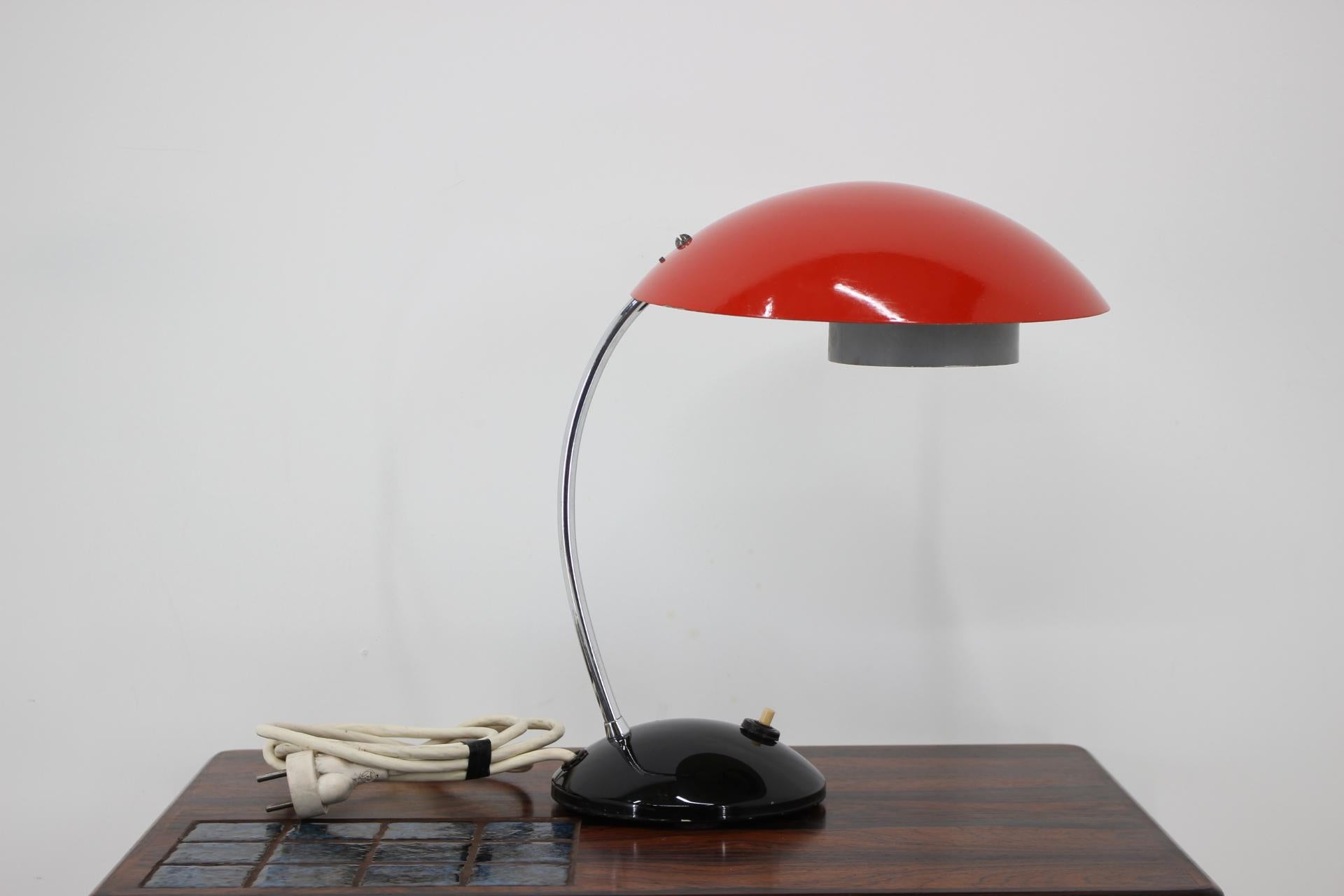 Czech Midcentury Table Lamp Drukov, Josef Hurka, 1960 For Sale