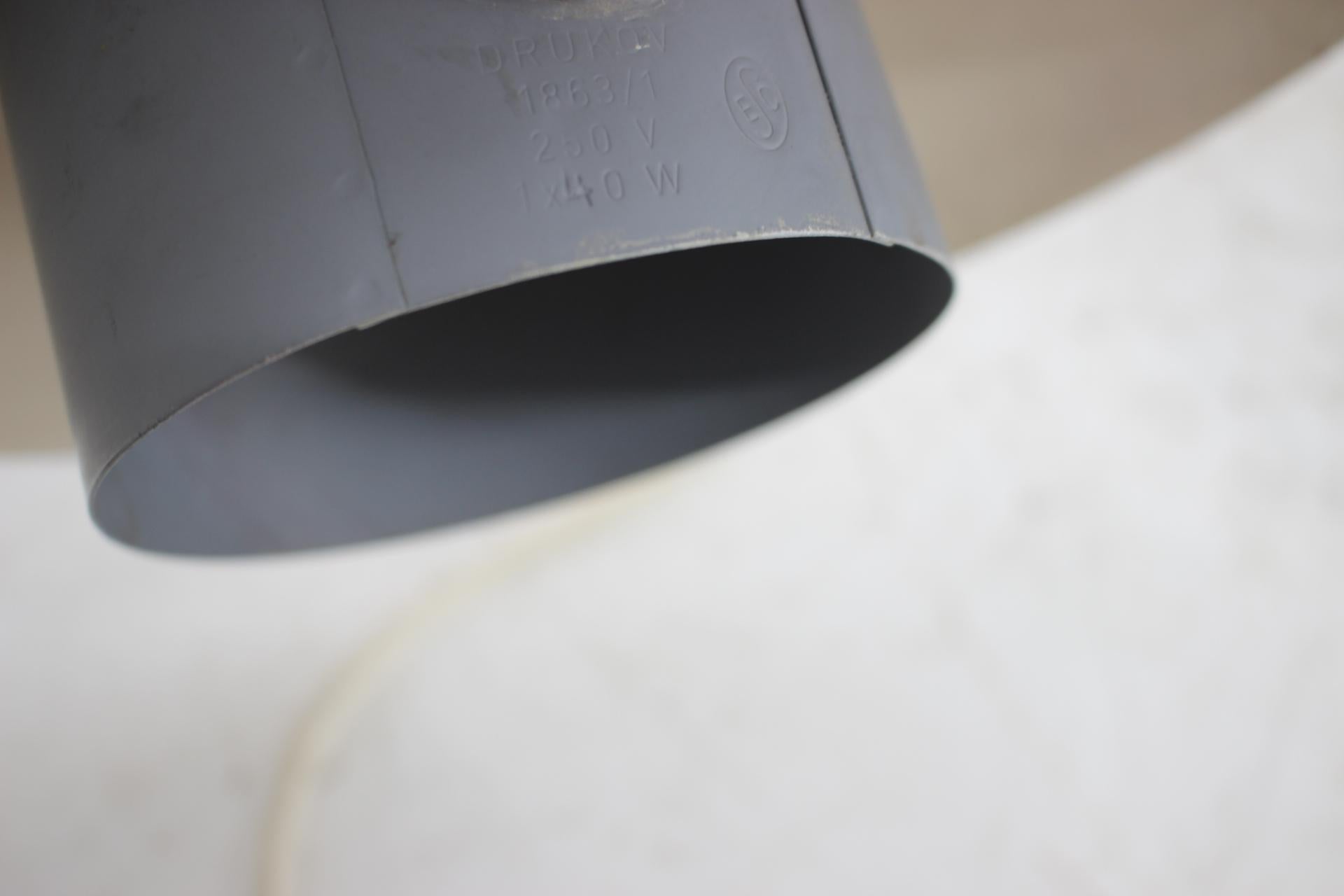 Metal Midcentury Table Lamp Drukov, Josef Hurka, 1960 For Sale