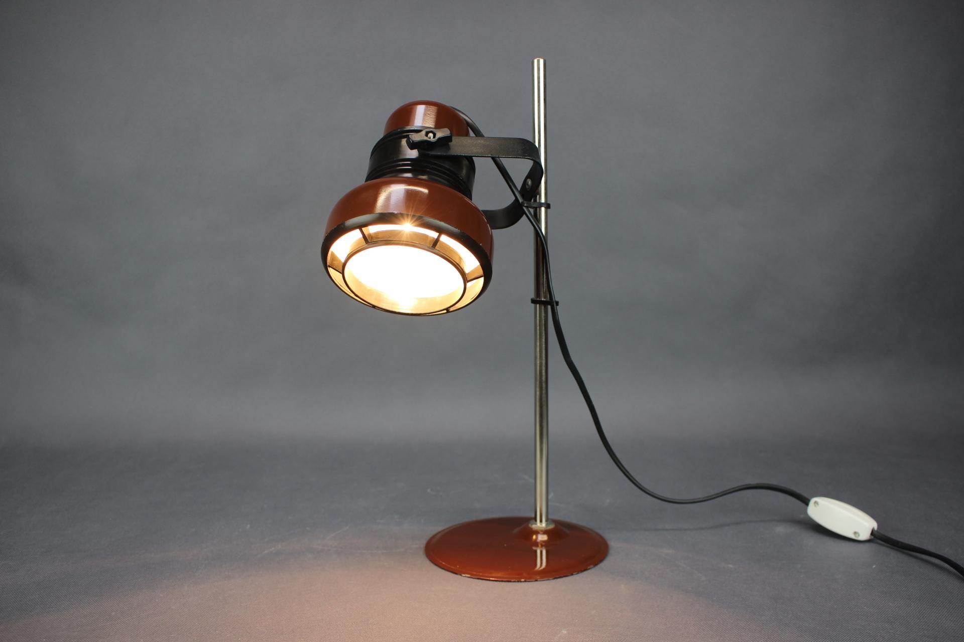 Mid-Century Table Lamp, Hungary, 1970s For Sale 1