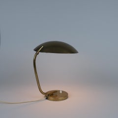 Lámpara de sobremesa de mediados de siglo en latón macizo Model EV 61 para Itsu Años 50