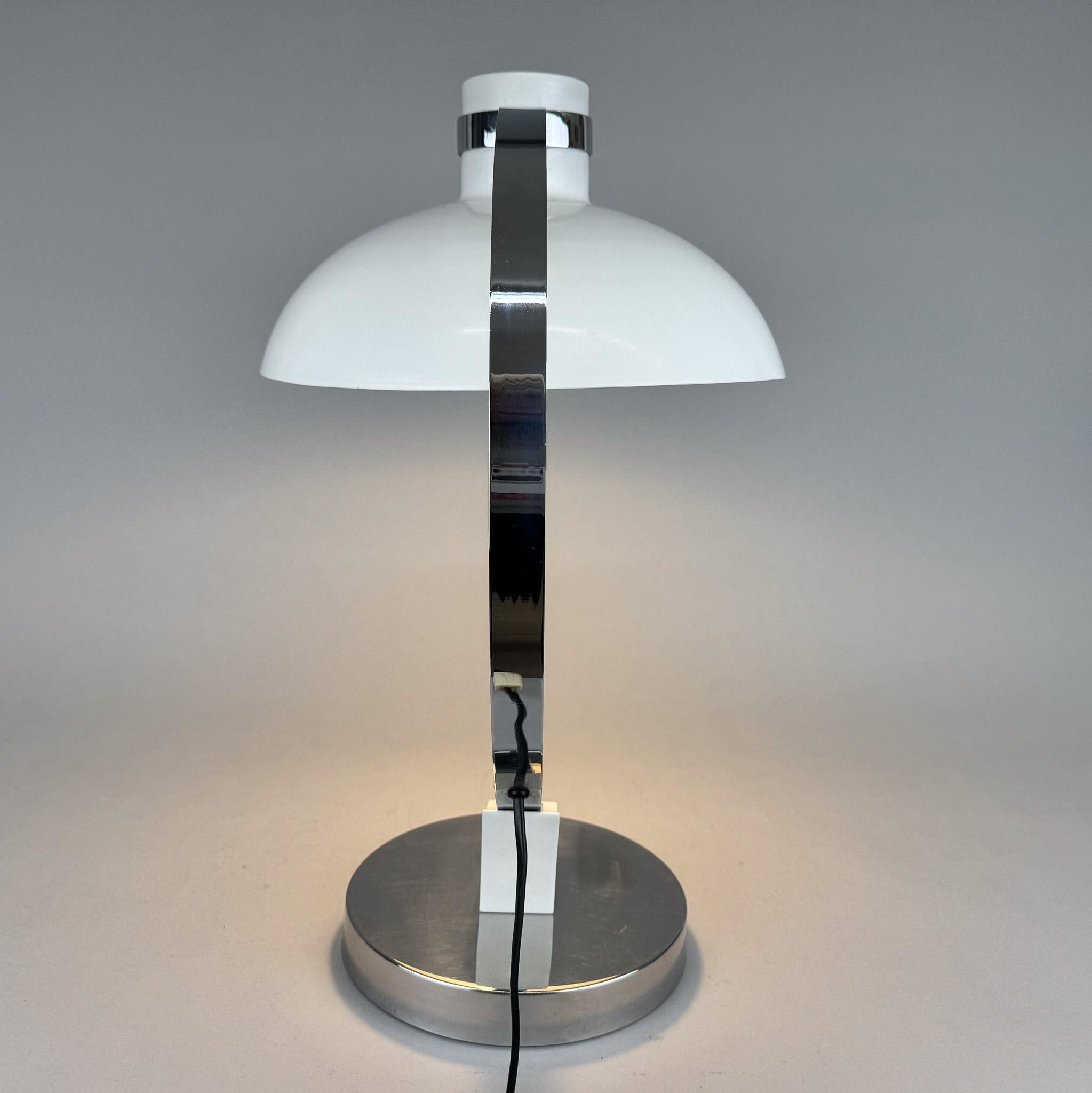 Mid Century Table Lamp in Kaiser Idell Style, 1970's In Good Condition For Sale In Praha, CZ