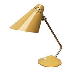 Mid-Century Table Lamp in Metal and Plastic