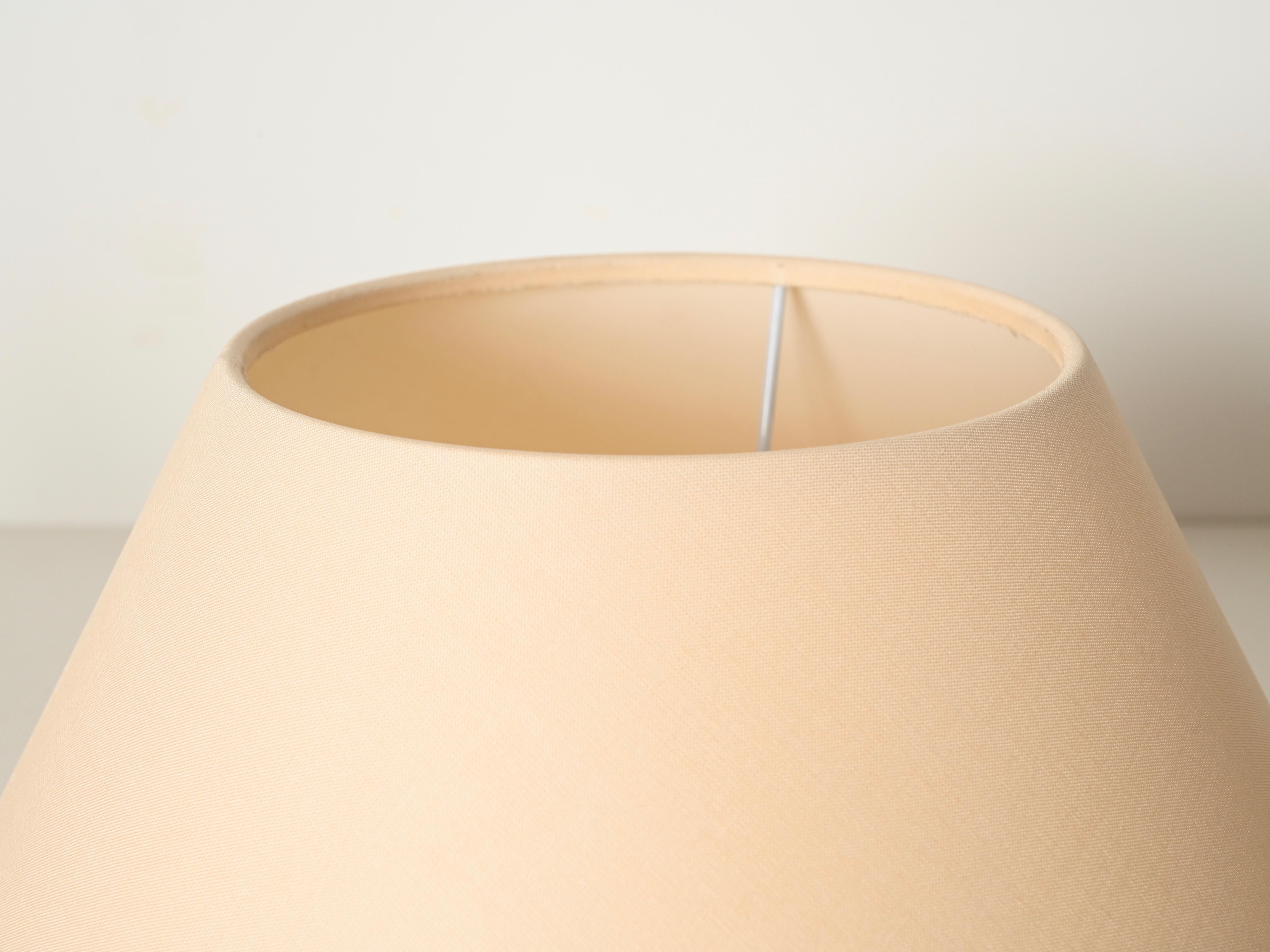 Lámpara de mesa de mediados de siglo en ratán y cromo de Vivai del Sud, Italia 1970 en venta 6