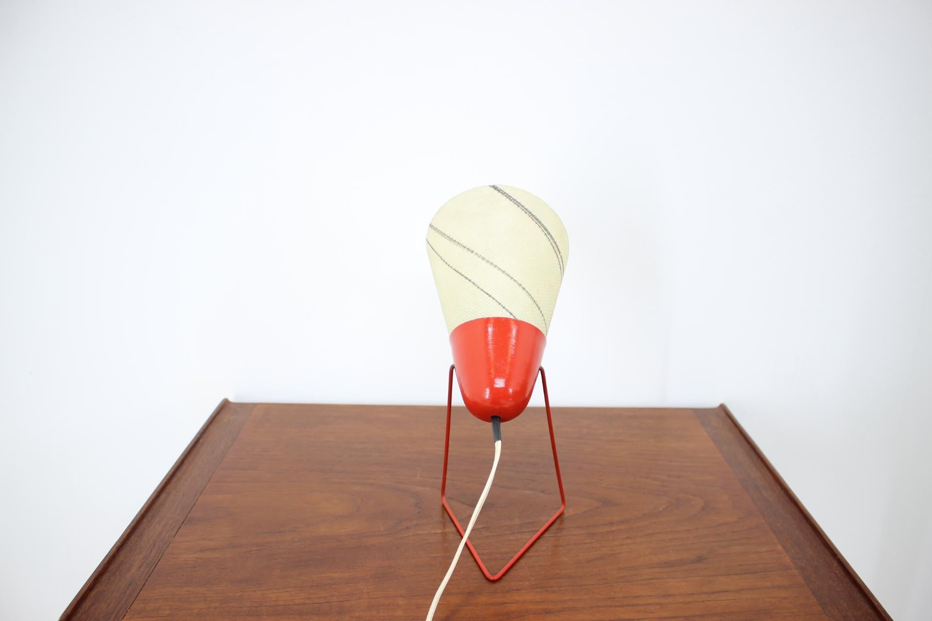 Mid-Century Modern Midcentury Table Lamp in Style of Helena Frantová, 1960s For Sale