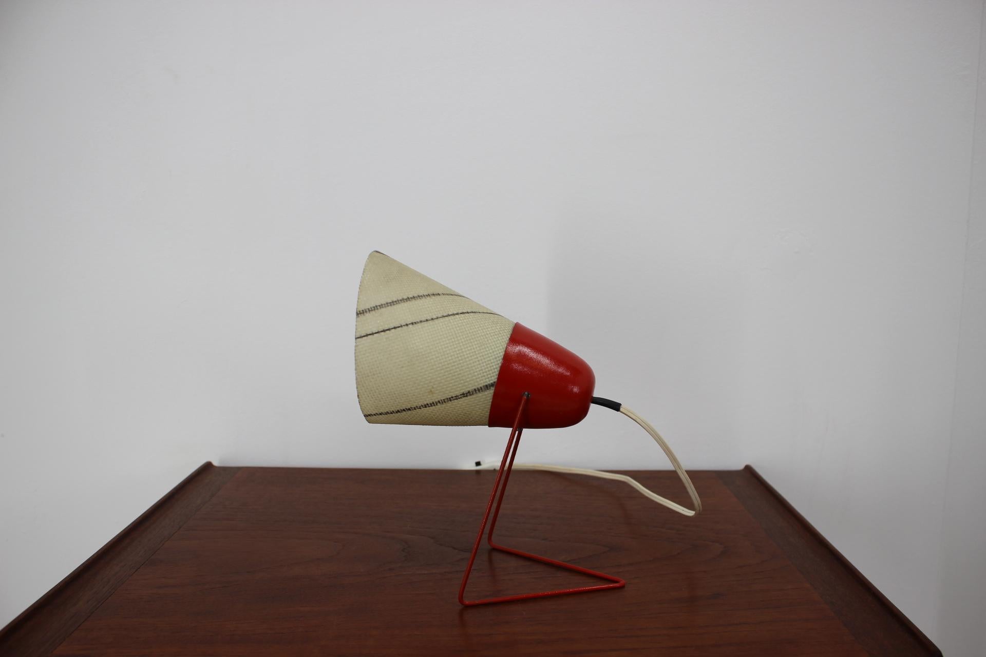 Midcentury Table Lamp in Style of Helena Frantová, 1960s In Good Condition For Sale In Praha, CZ