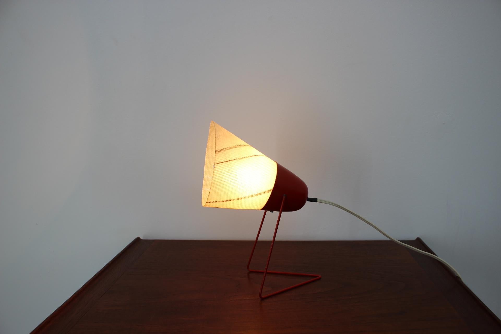 Mid-20th Century Midcentury Table Lamp in Style of Helena Frantová, 1960s For Sale