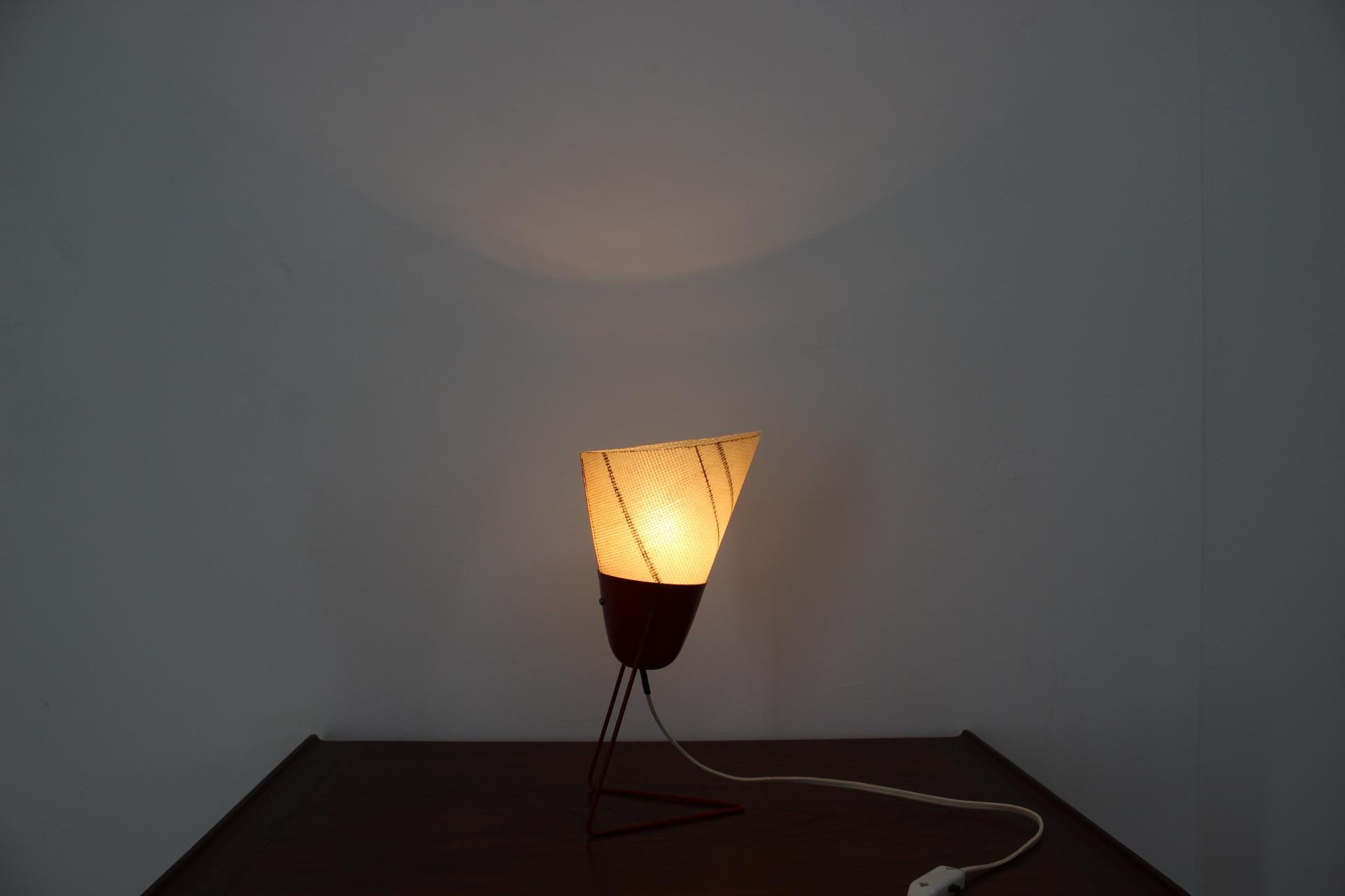 Midcentury Table Lamp in Style of Helena Frantová, 1960s For Sale 2