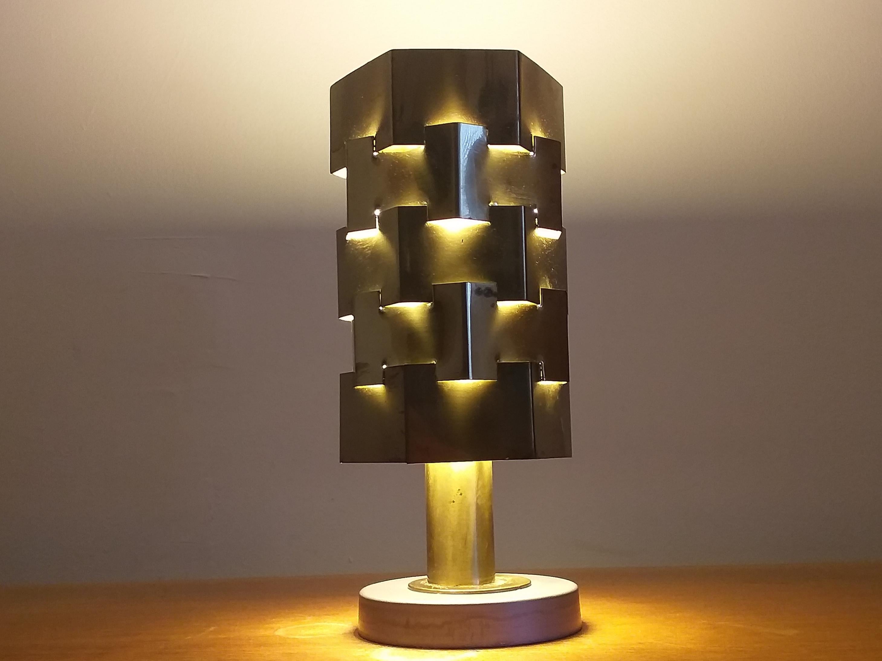 Midcentury Table Lamp in Style of Max Sauze, 1960s For Sale 2
