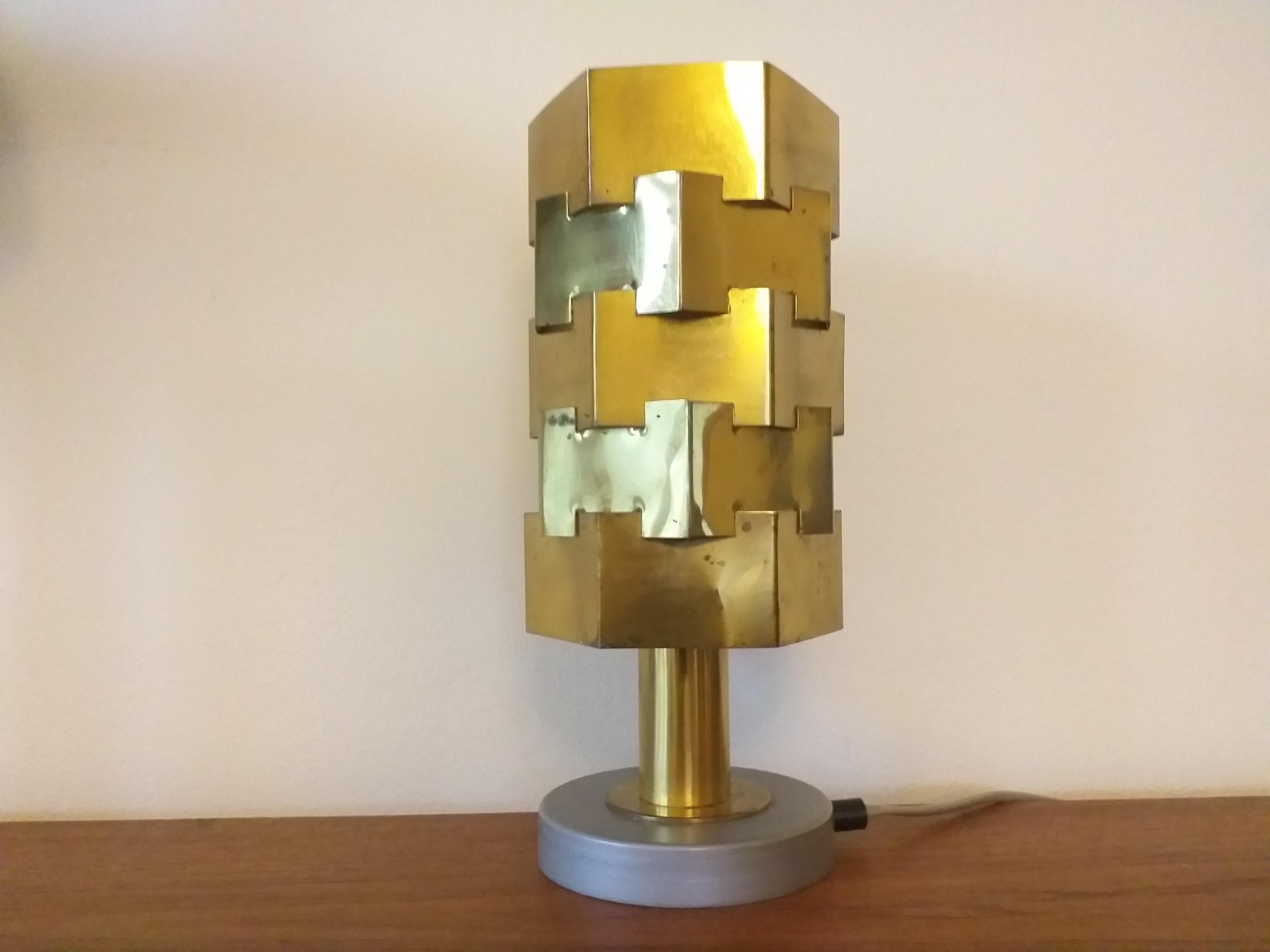Mid-Century Modern Midcentury Table Lamp in Style of Max Sauze, 1960s For Sale