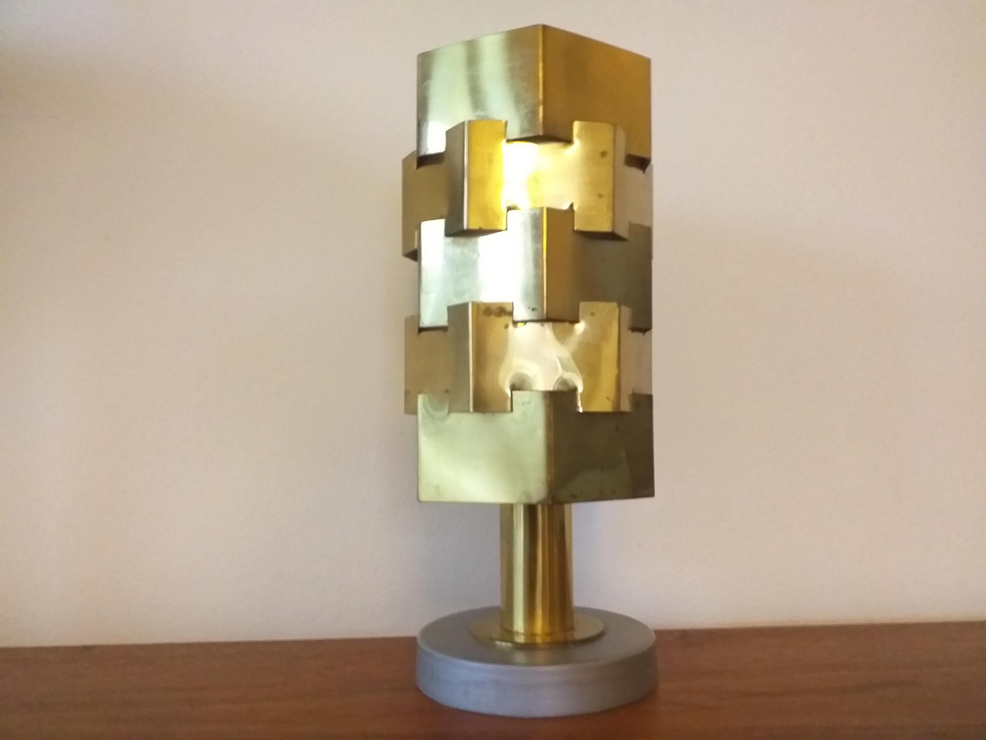 Slovak Midcentury Table Lamp in Style of Max Sauze, 1960s For Sale
