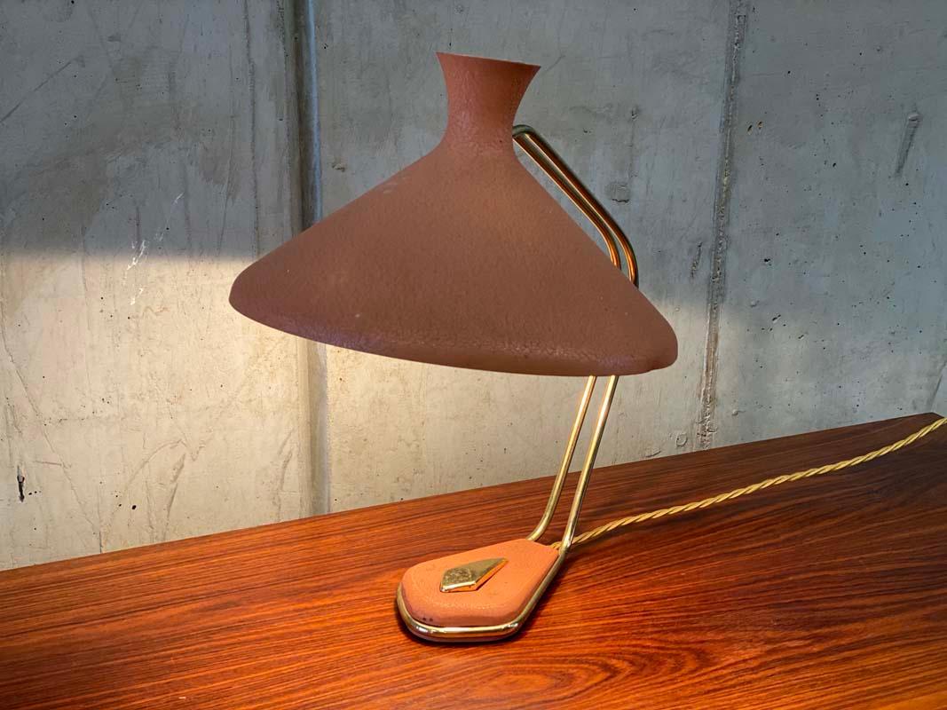German Midcentury Table Lamp in the Style of Louis C. Kalff