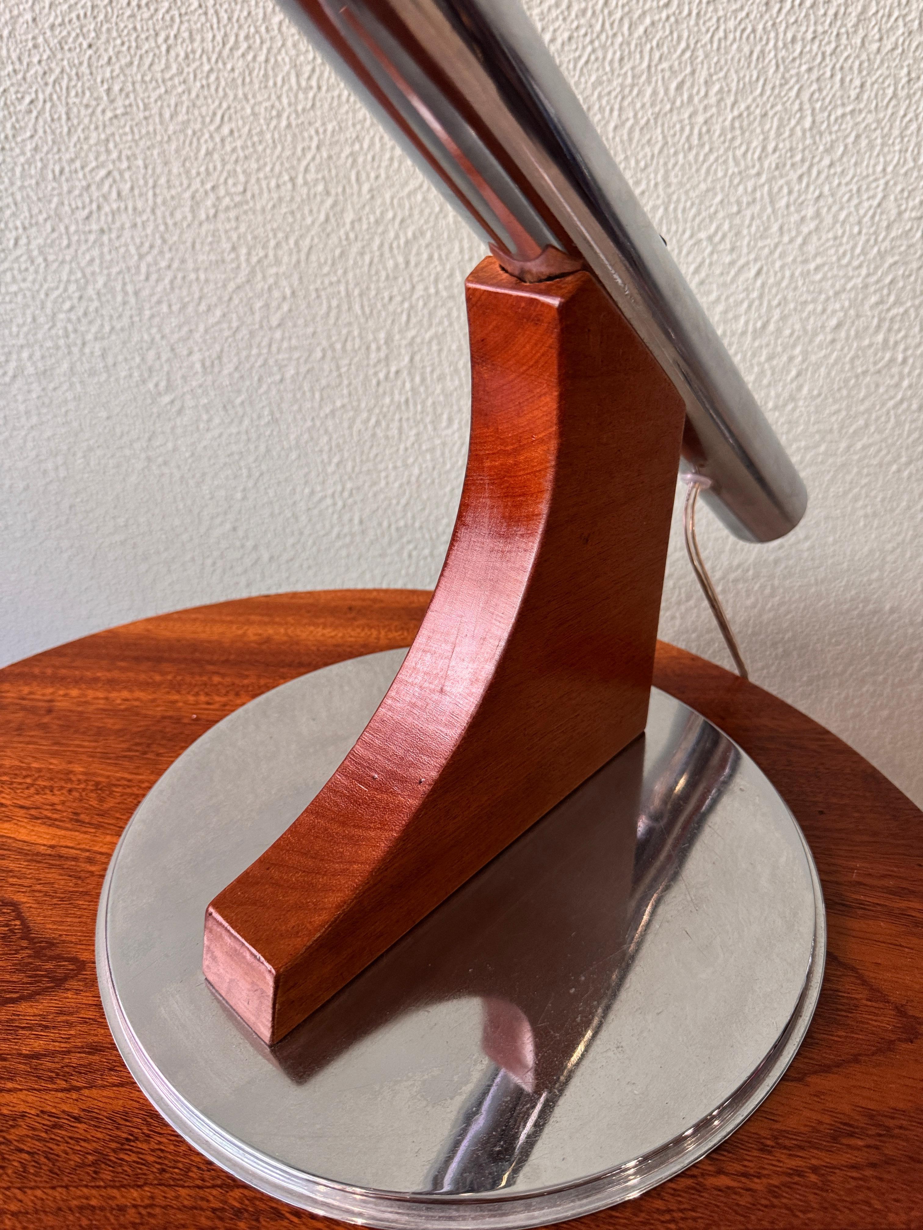 Mid century Table Lamp in the style of Luis Perez de la Oliva, Portugal 1970's For Sale 9