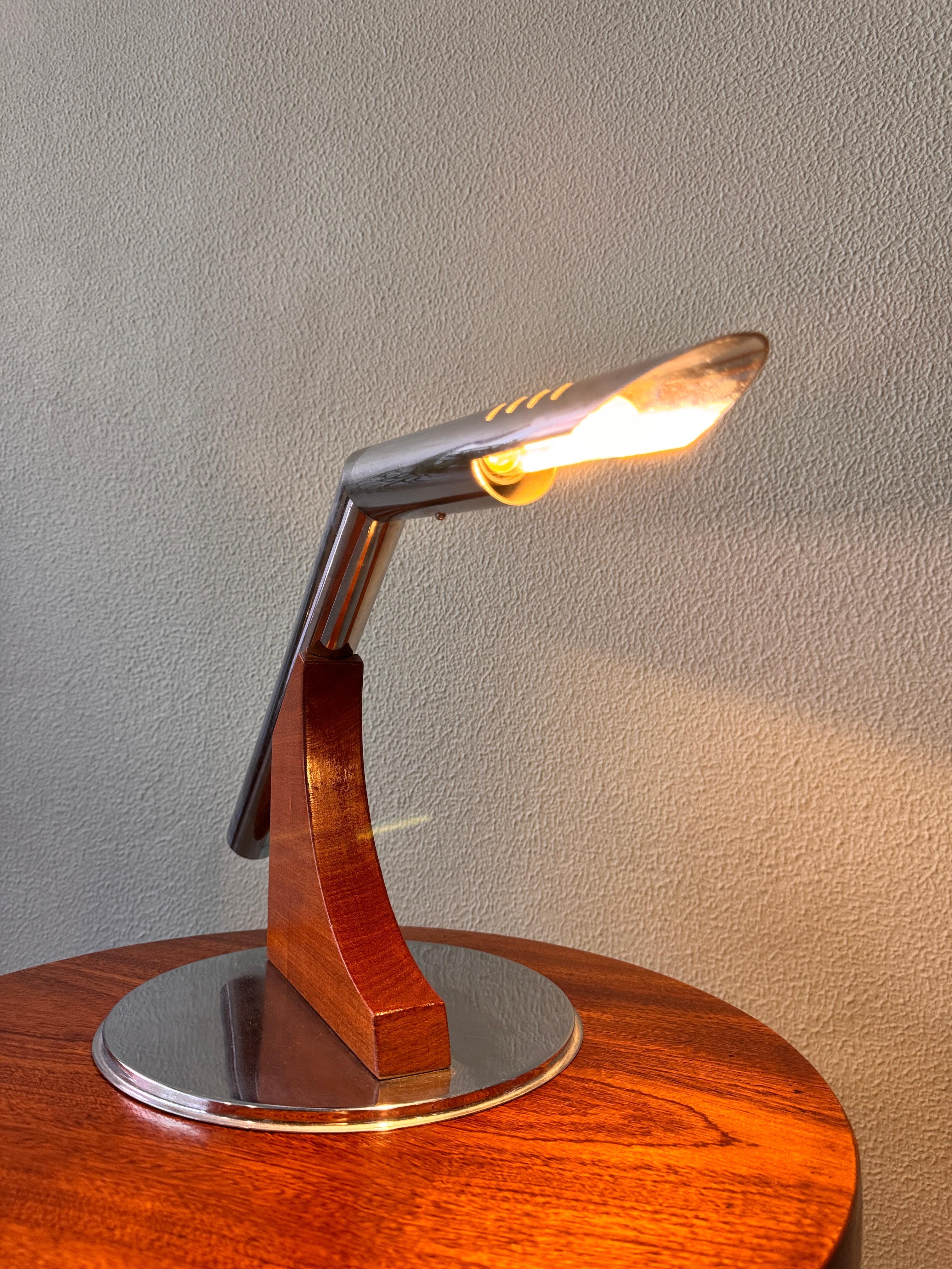 Mid century Table Lamp in the style of Luis Perez de la Oliva, Portugal 1970's For Sale 12