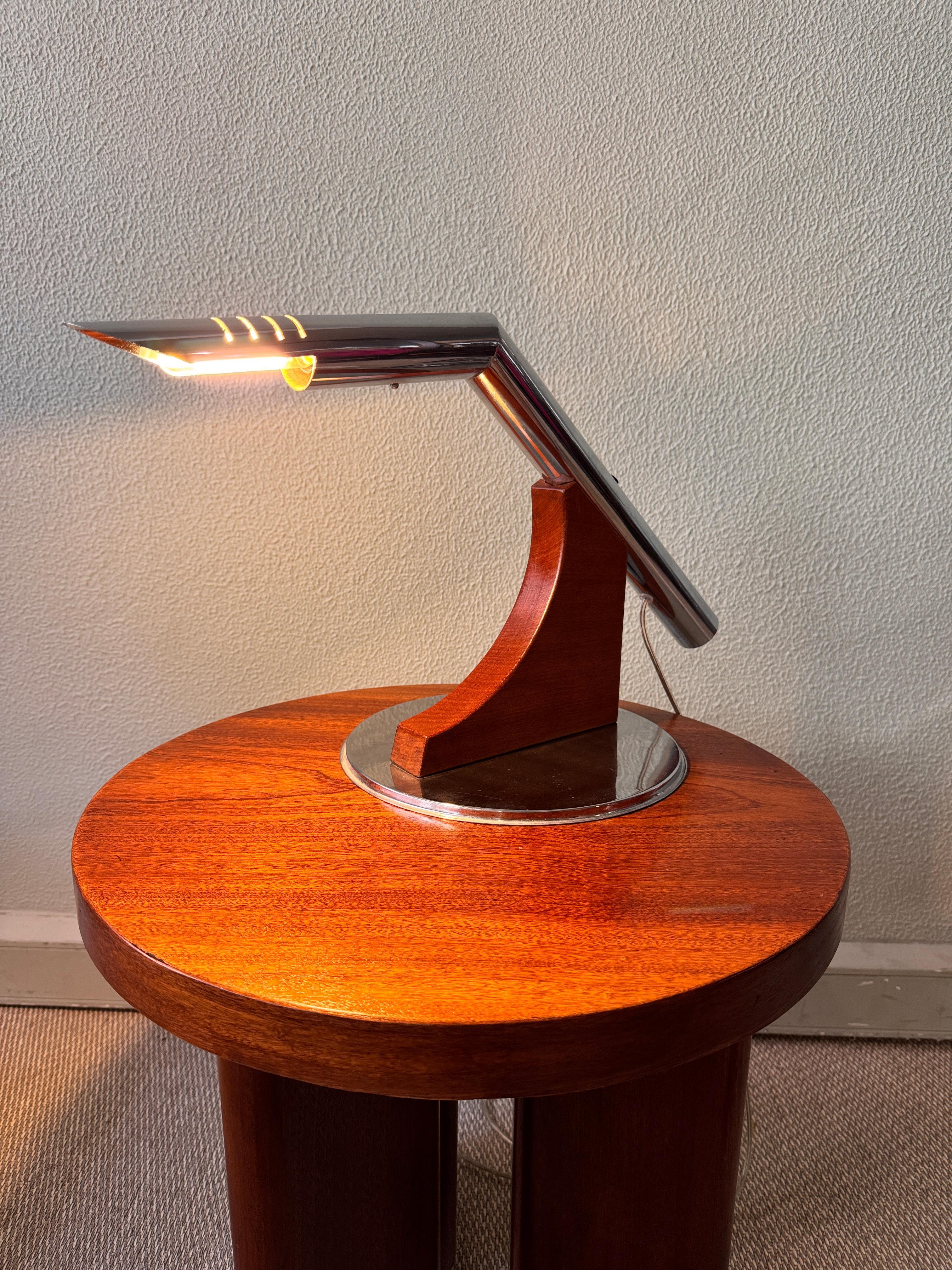 Mid-Century Modern Mid century Table Lamp in the style of Luis Perez de la Oliva, Portugal 1970's For Sale