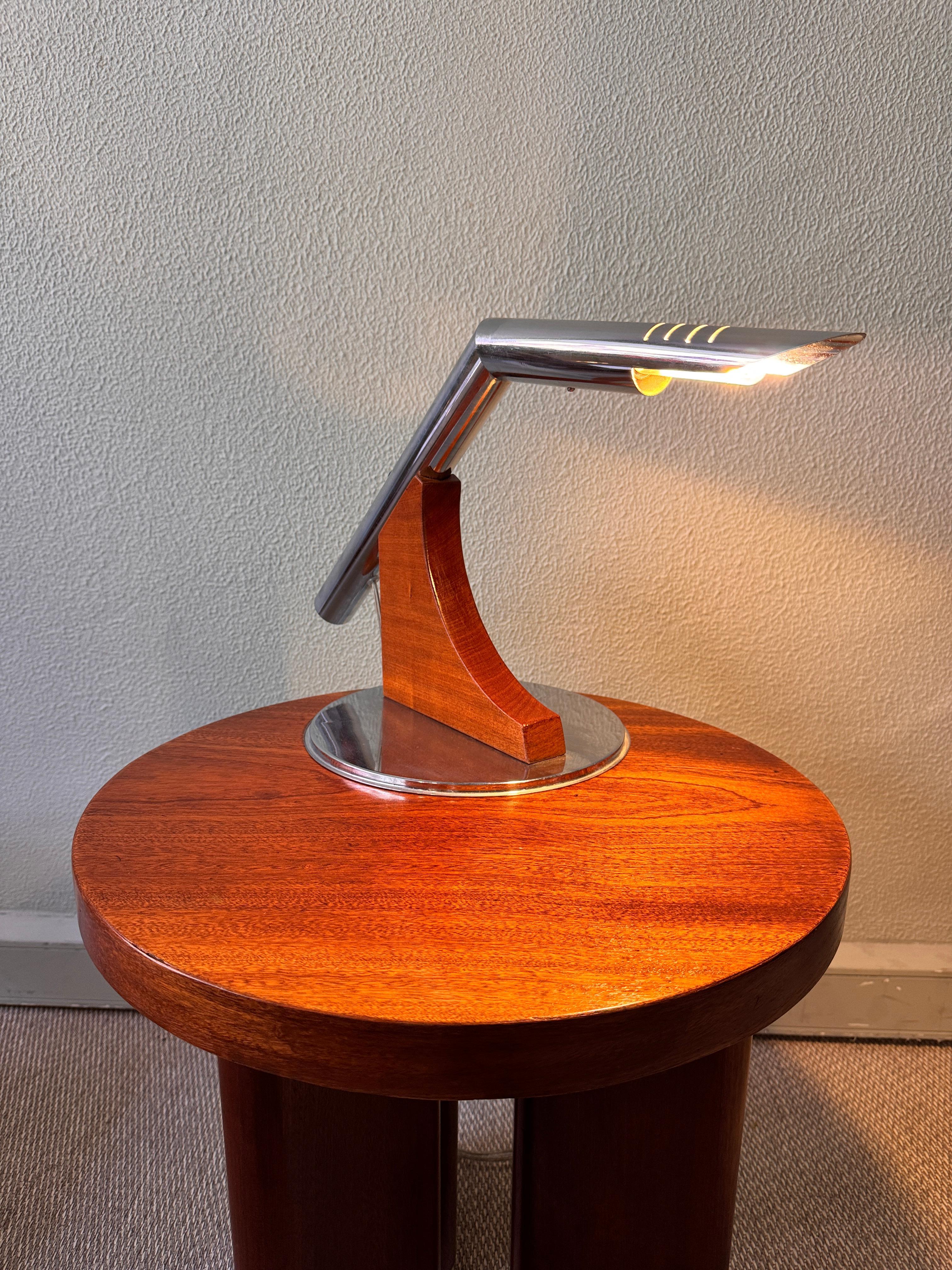 Mid century Table Lamp in the style of Luis Perez de la Oliva, Portugal 1970's In Good Condition For Sale In Lisboa, PT