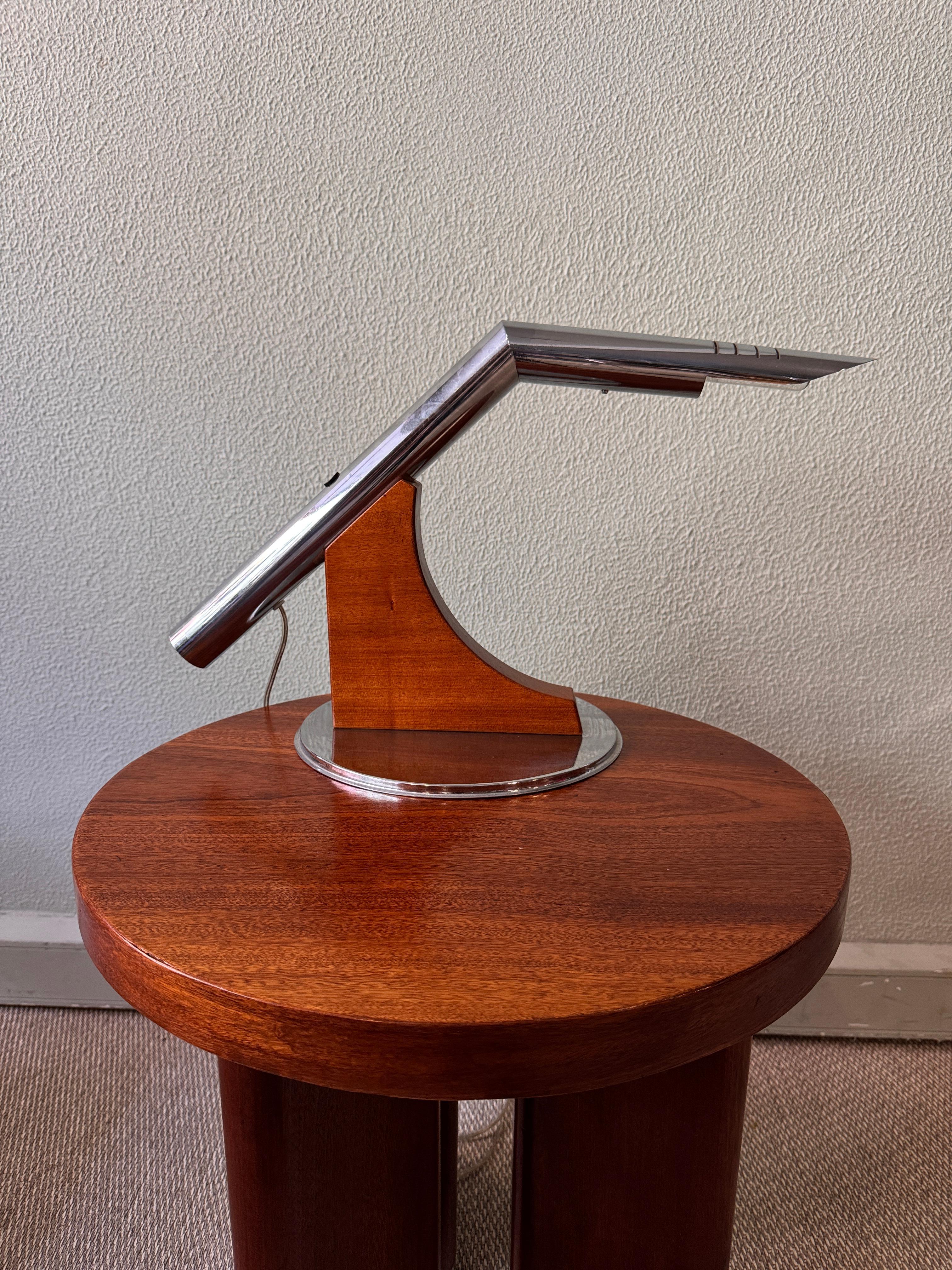 Late 20th Century Mid century Table Lamp in the style of Luis Perez de la Oliva, Portugal 1970's For Sale