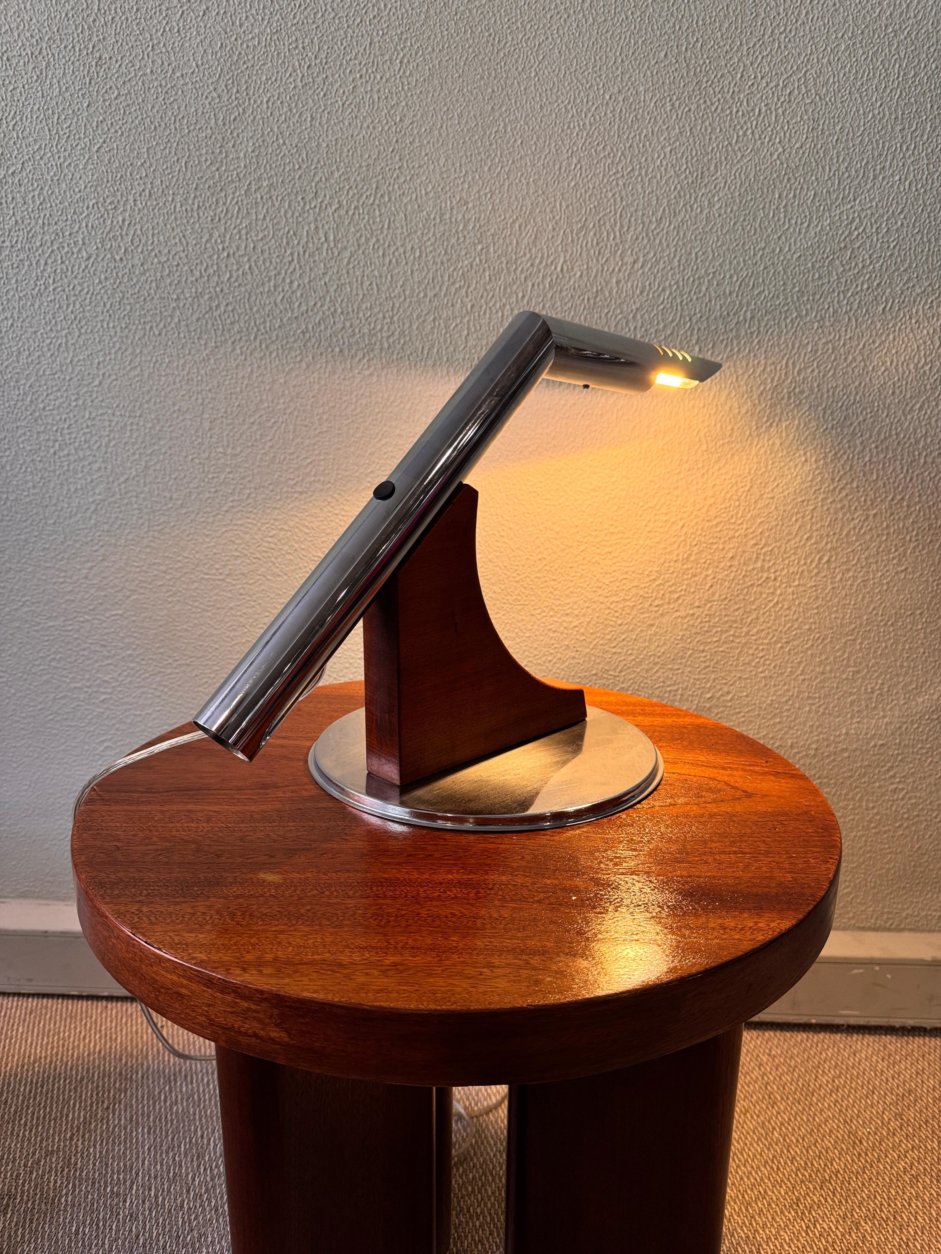 Mid century Table Lamp in the style of Luis Perez de la Oliva, Portugal 1970's For Sale 2
